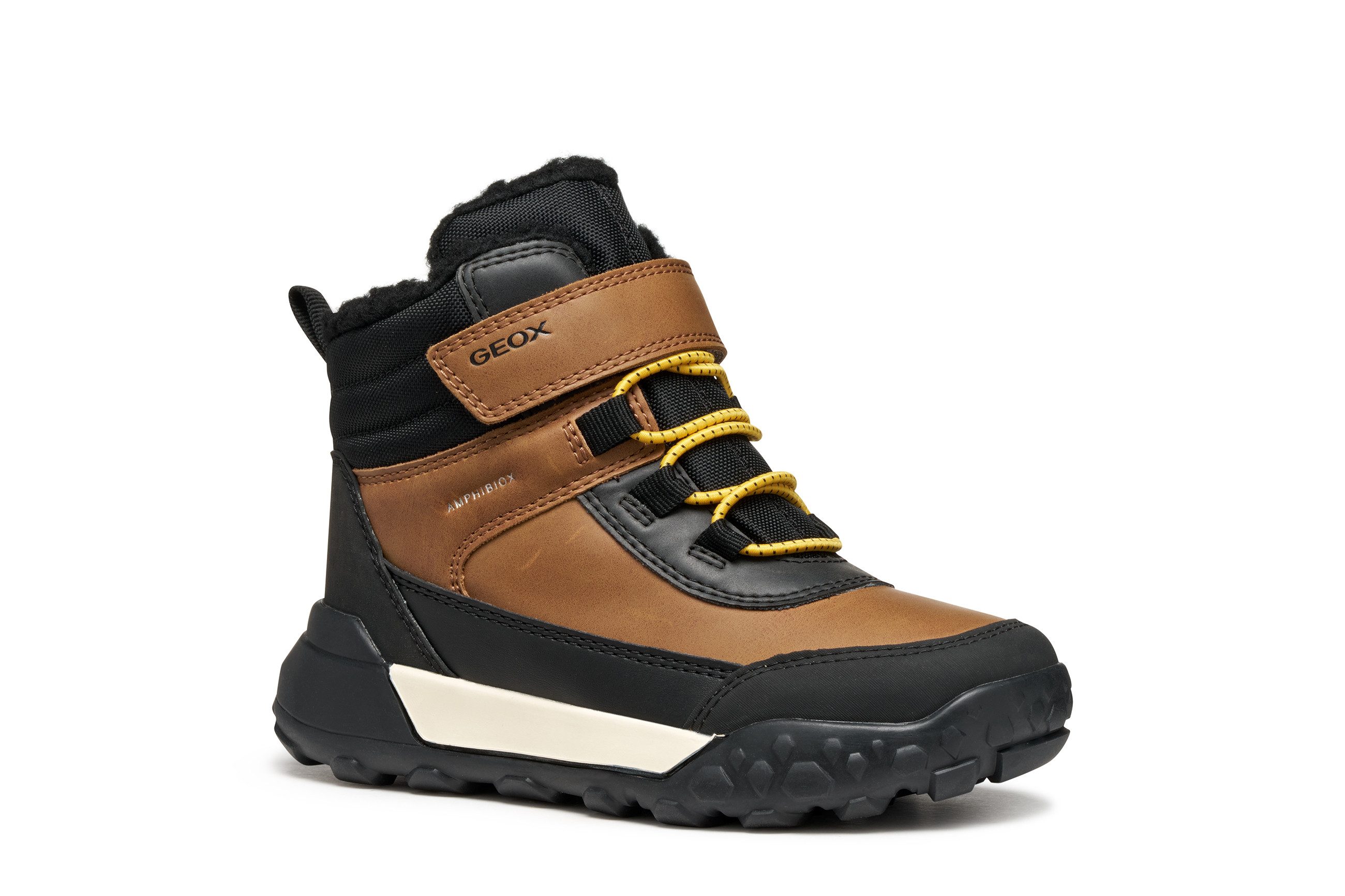 Geox J TREKKYUP BOY B ABX Winterboots Freizeitstiefel mit Warmfutter, Größenschablone zum Download