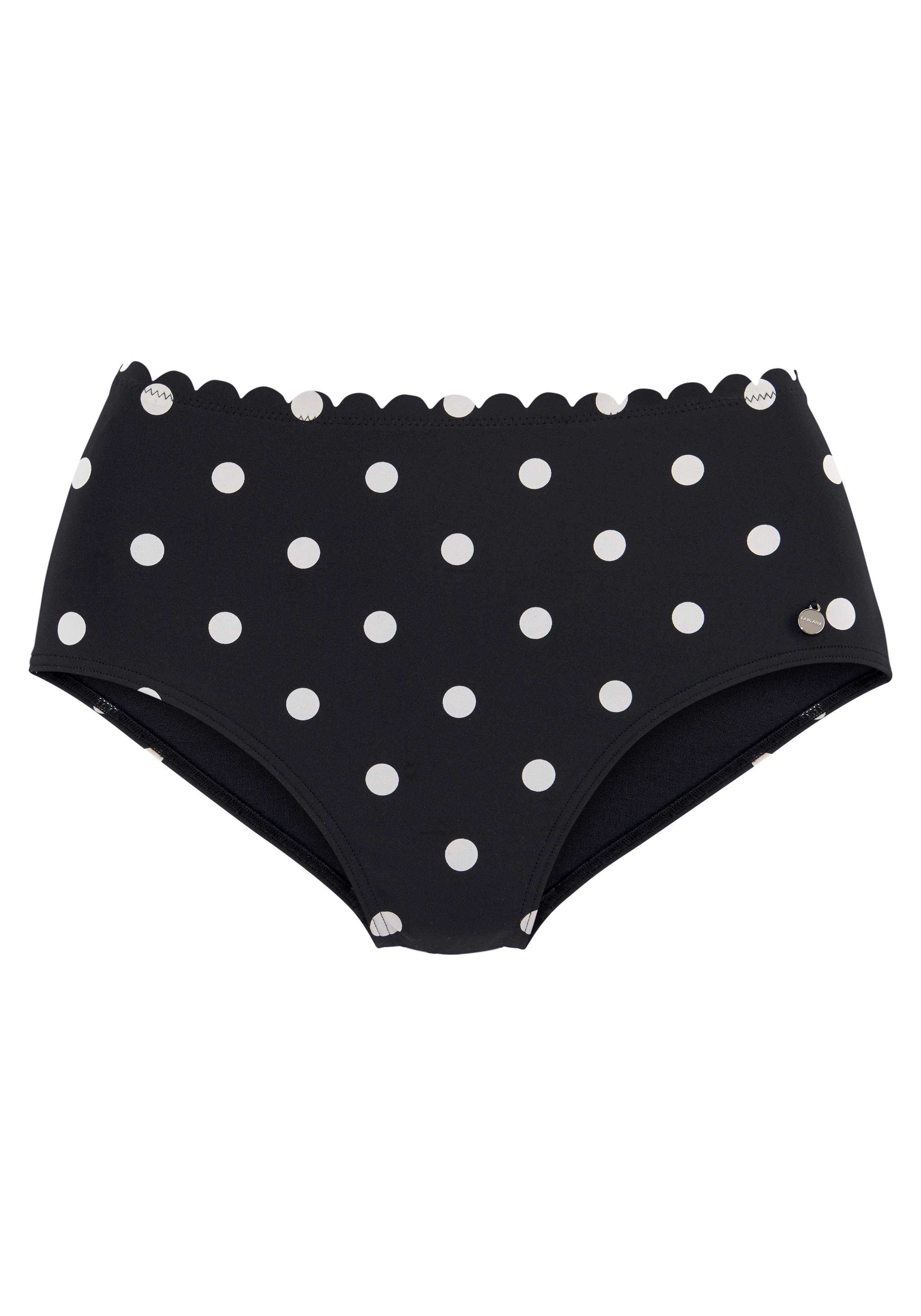 LASCANA Highwaist-Bikini-Hose Jada Mit Muschelkante und günstig online kaufen