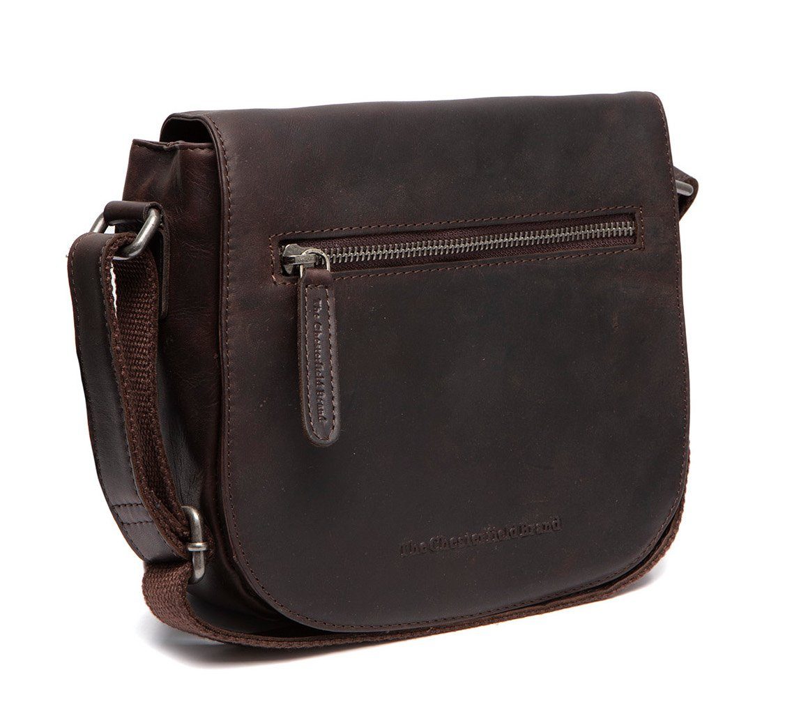The Chesterfield Brand Umhängetasche Wax Pull-up Leder Jagdttasche 2,7 Liter Roman, wasserabweisend