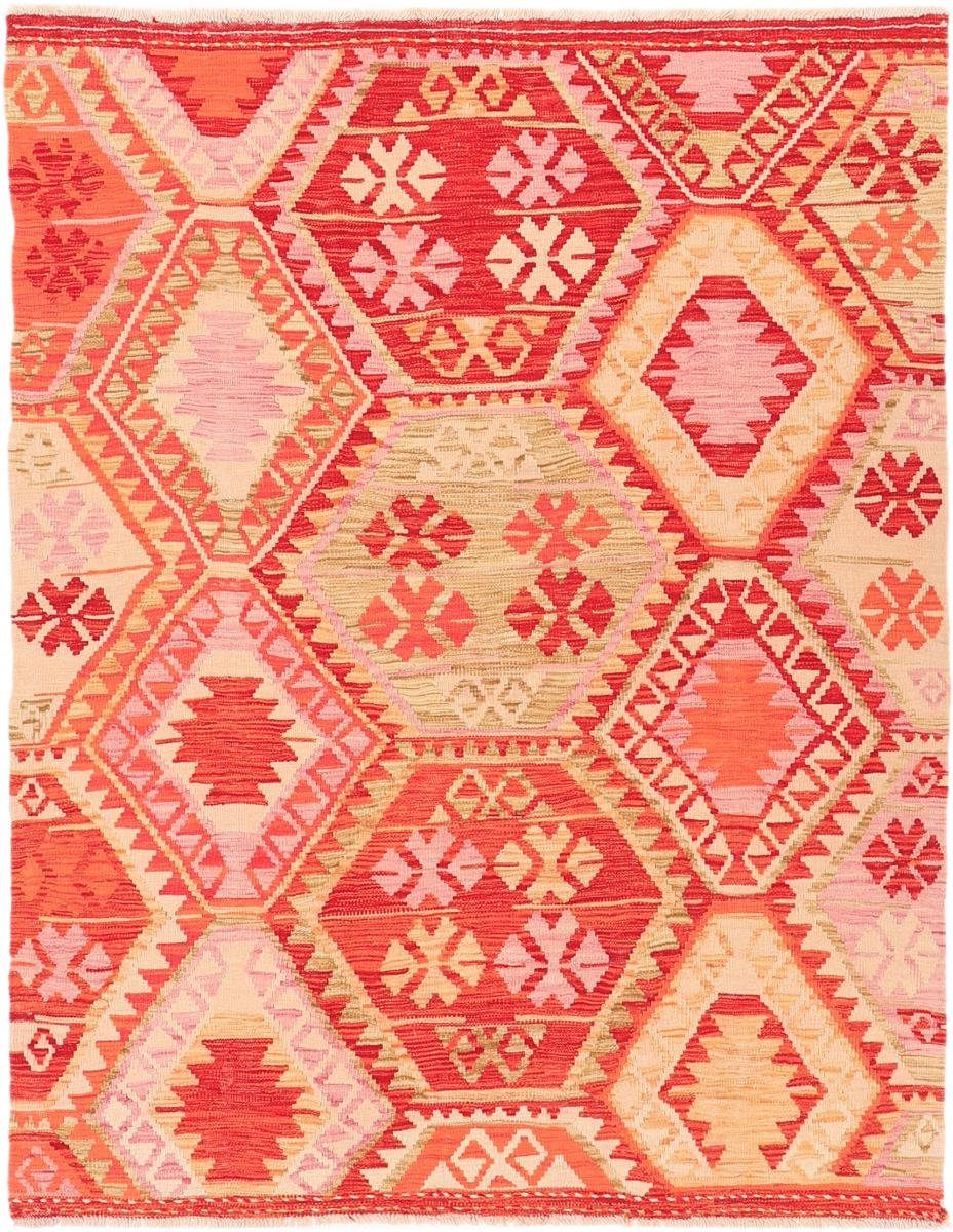 Orientteppich Kelim Afghan Heritage 156x200 Handgewebter Moderner Orientteppich, Nain Trading, rechteckig, Höhe: 3 mm