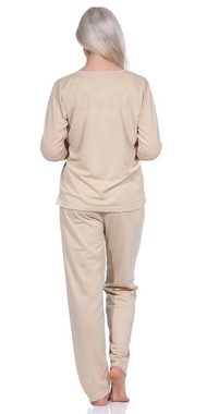 EloModa Pyjama Damen Pyjama langarm zweiteiliger Schlafanzug; M L XL 2XL (2 tlg)