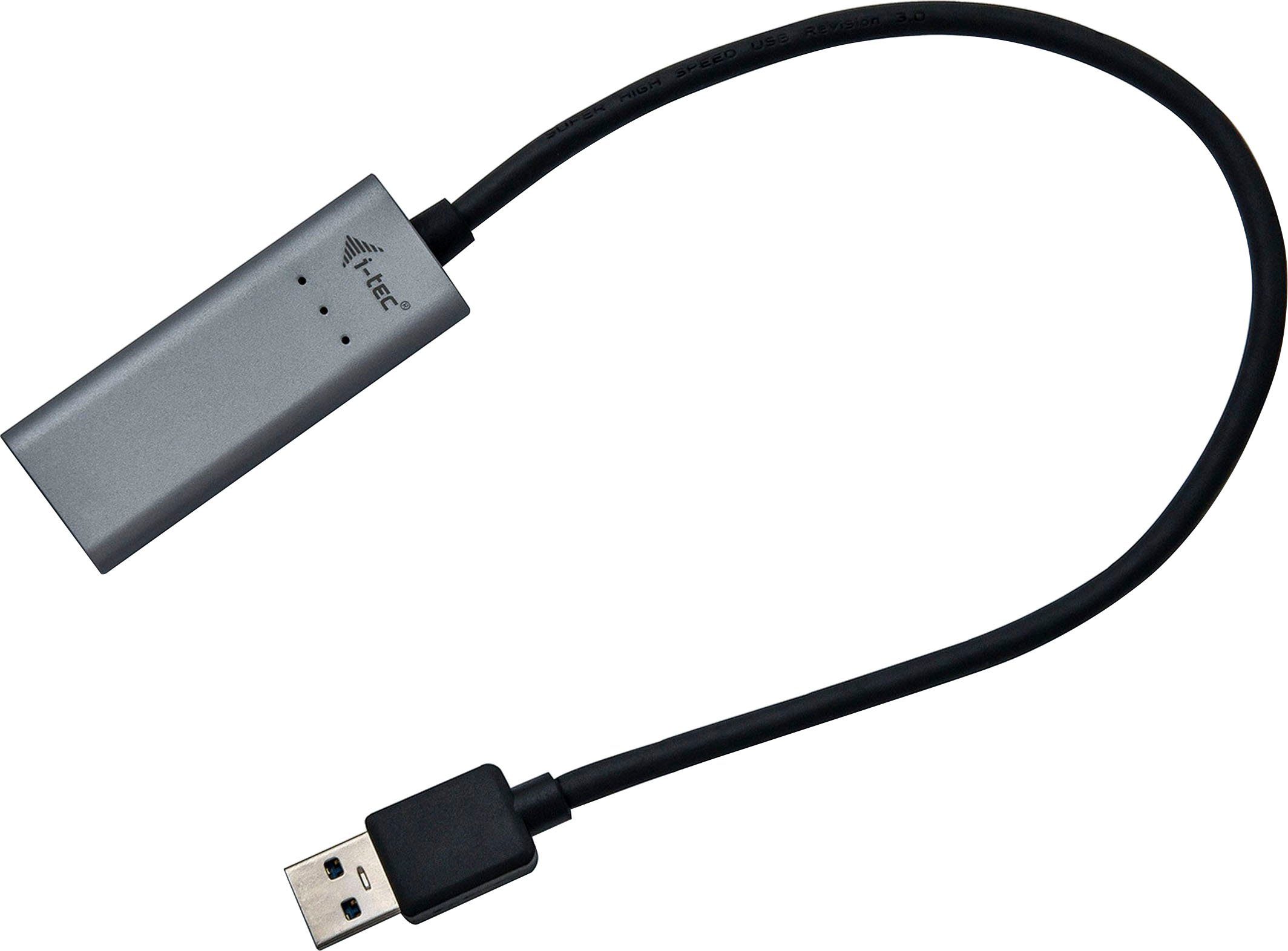 I-TEC USB 3.0 Metal Gigabit Ethernet Adapter Adapter zu USB 3.0, 28 cm