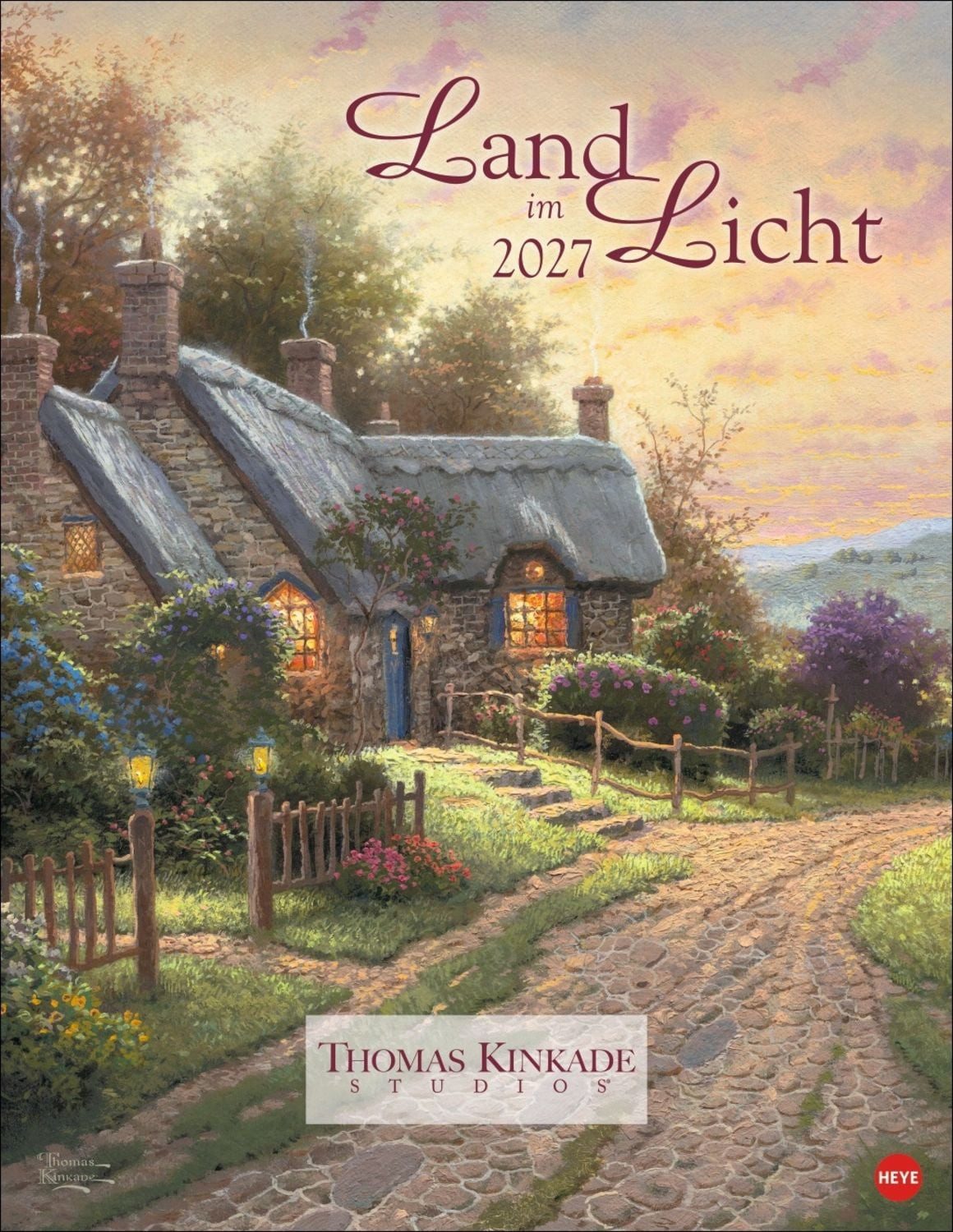 HEYE Wandkalender Thomas Kinkade: Land im Licht Kalender 2027