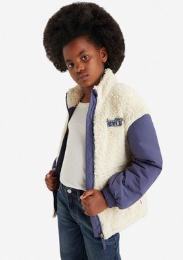 Levi's® Kids Fellimitatjacke mit Markenschriftzug auf dem Rücken for GIRLS