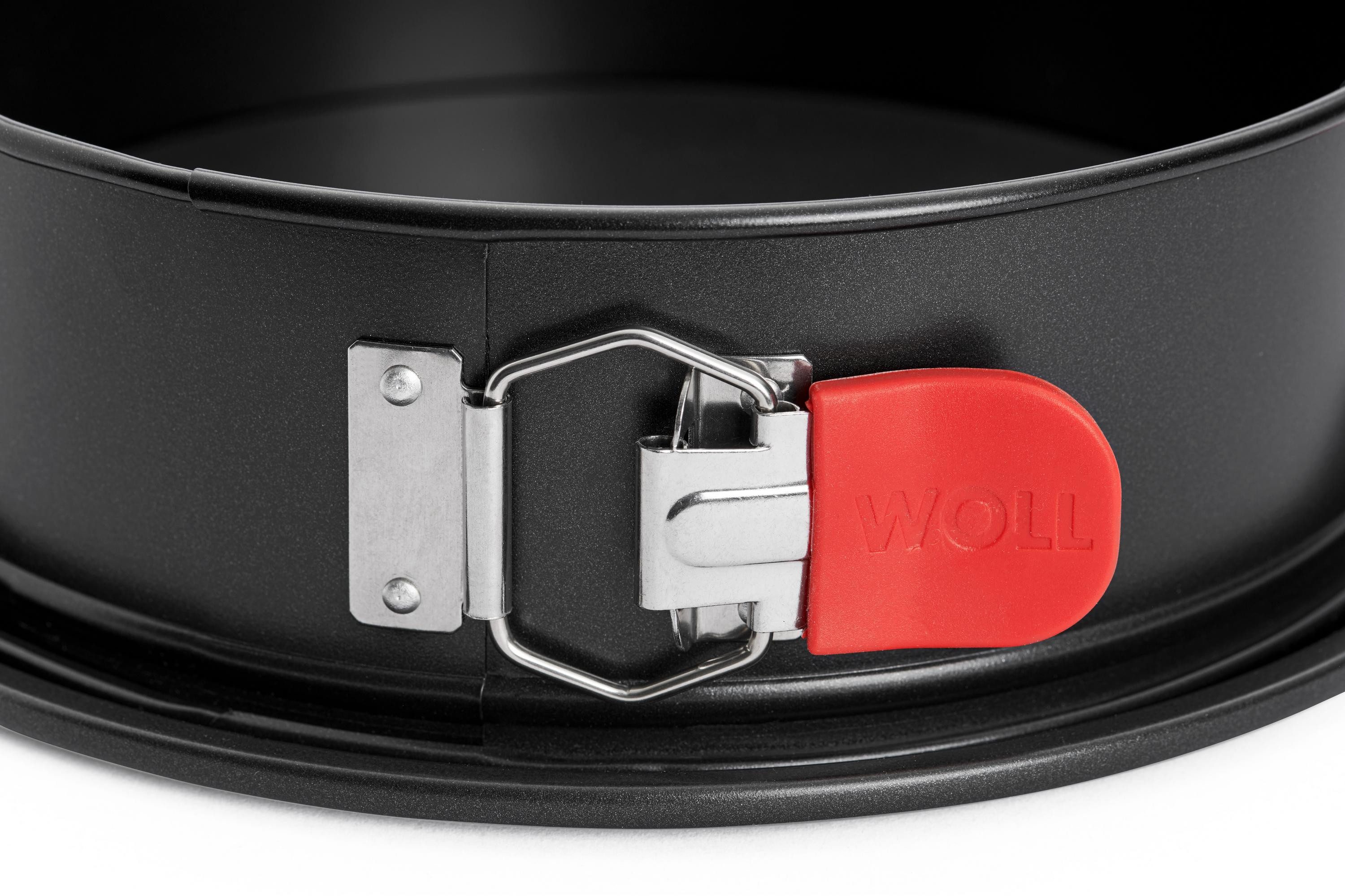 WOLL Springform Woll Let's bake! Kuchenform, Backform, rund, (1-tlg), mit Antihaftversiegelung und integrierten Silikongriffen, PFAS-Frei