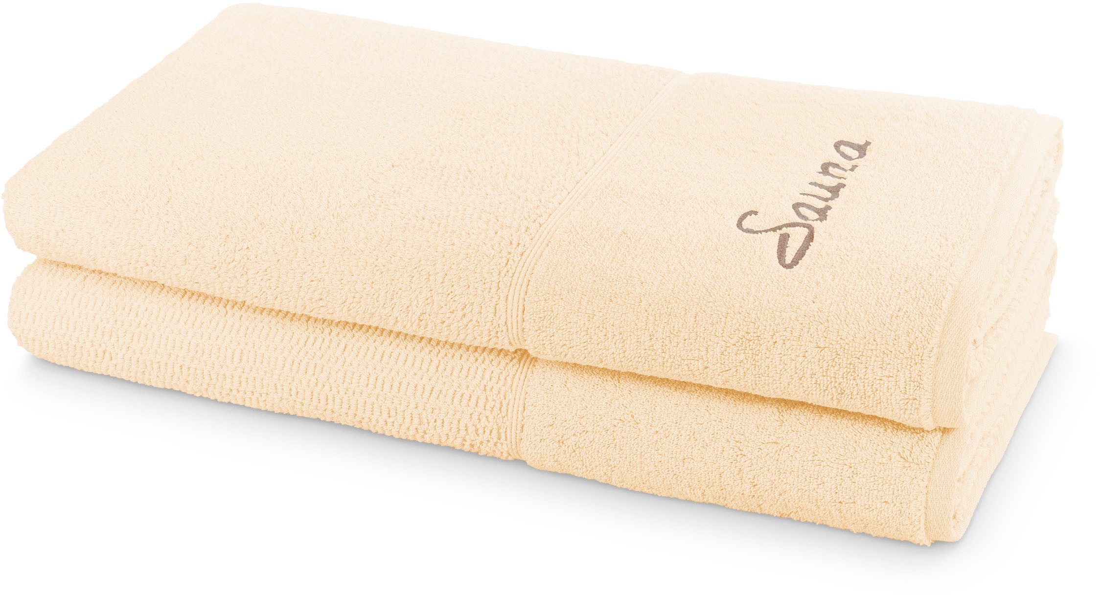 Möve for frottana Saunatuch, Walkfrottier (Set, 2-St)