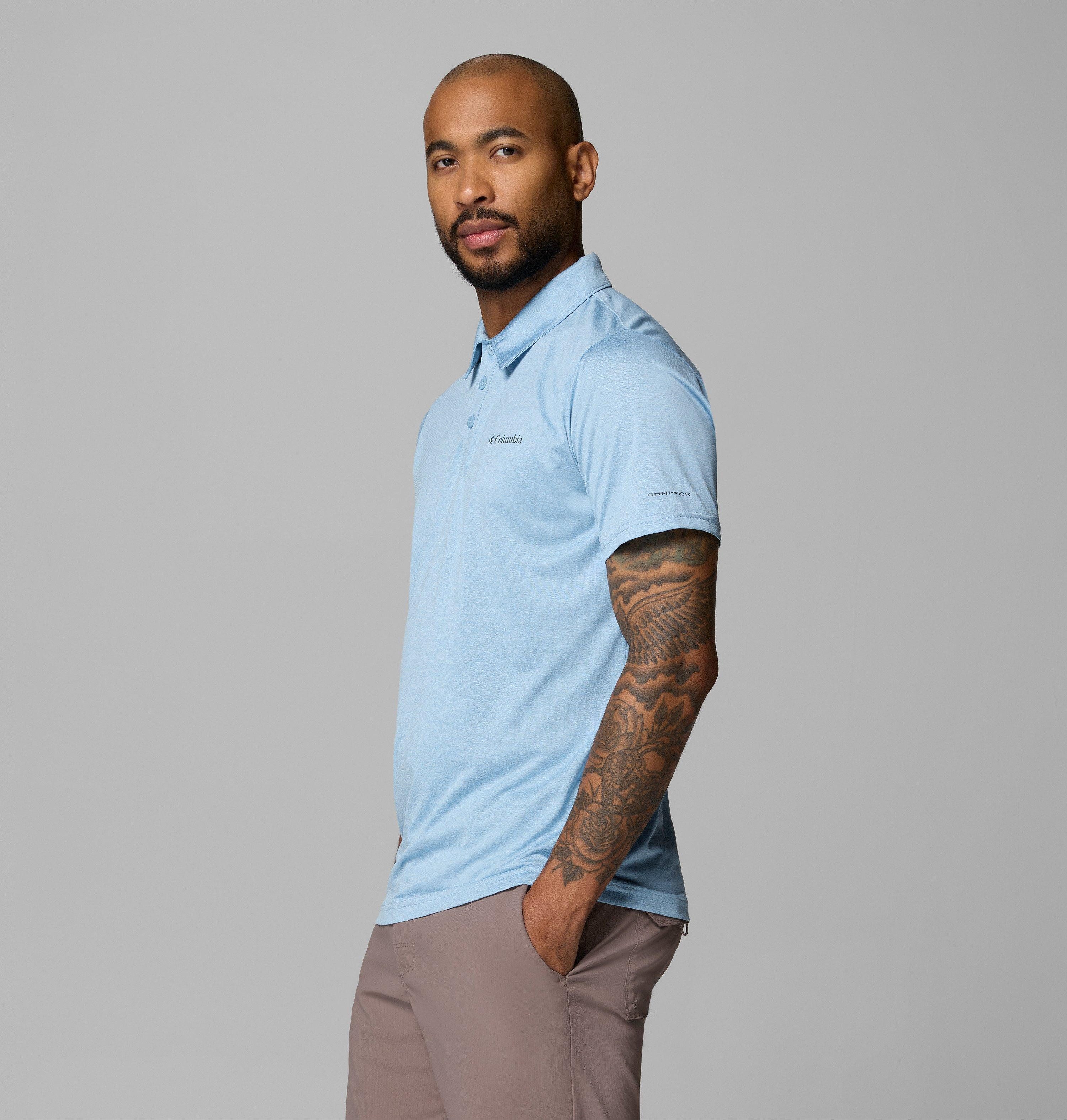 Columbia Poloshirt lockere Passform, Kurzarm, für Wanderungen und aktive Fr günstig online kaufen