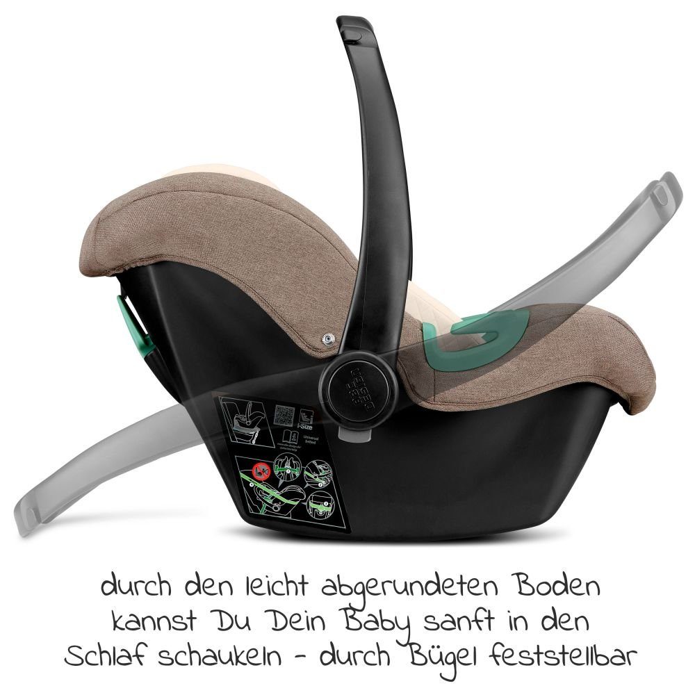 Gruppe (3-tlg), Fashion kg, Design Geburt Babyschale - bis: bis - ABC kg 13 - Baby Autositz Nature, Tulip 13 Edition 0+ ab