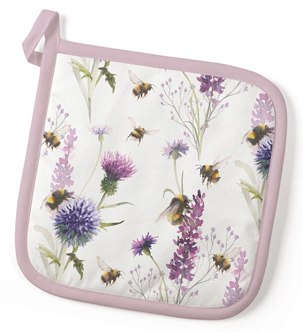 Ambiente® Topflappen Bumblebees in the meadow, günstig online kaufen