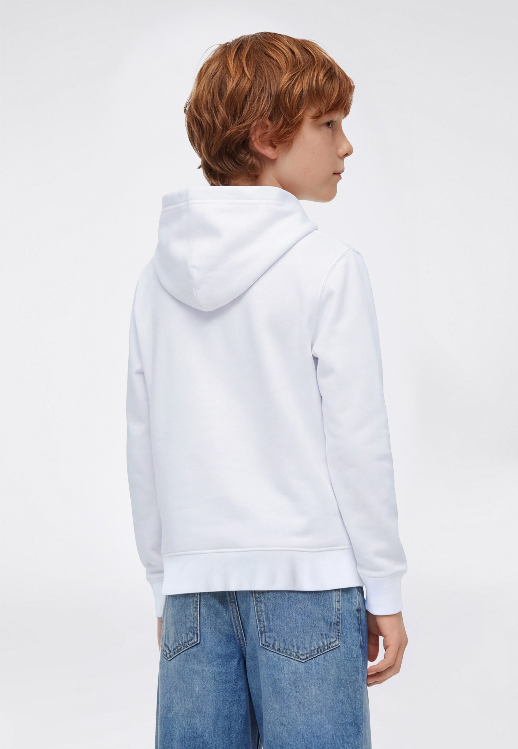 Champion Kapuzensweatshirt Graphic Terry Hoodie mit Kapuze, Langarm, gerader Abschluss, aus Baumwolle und Polyester