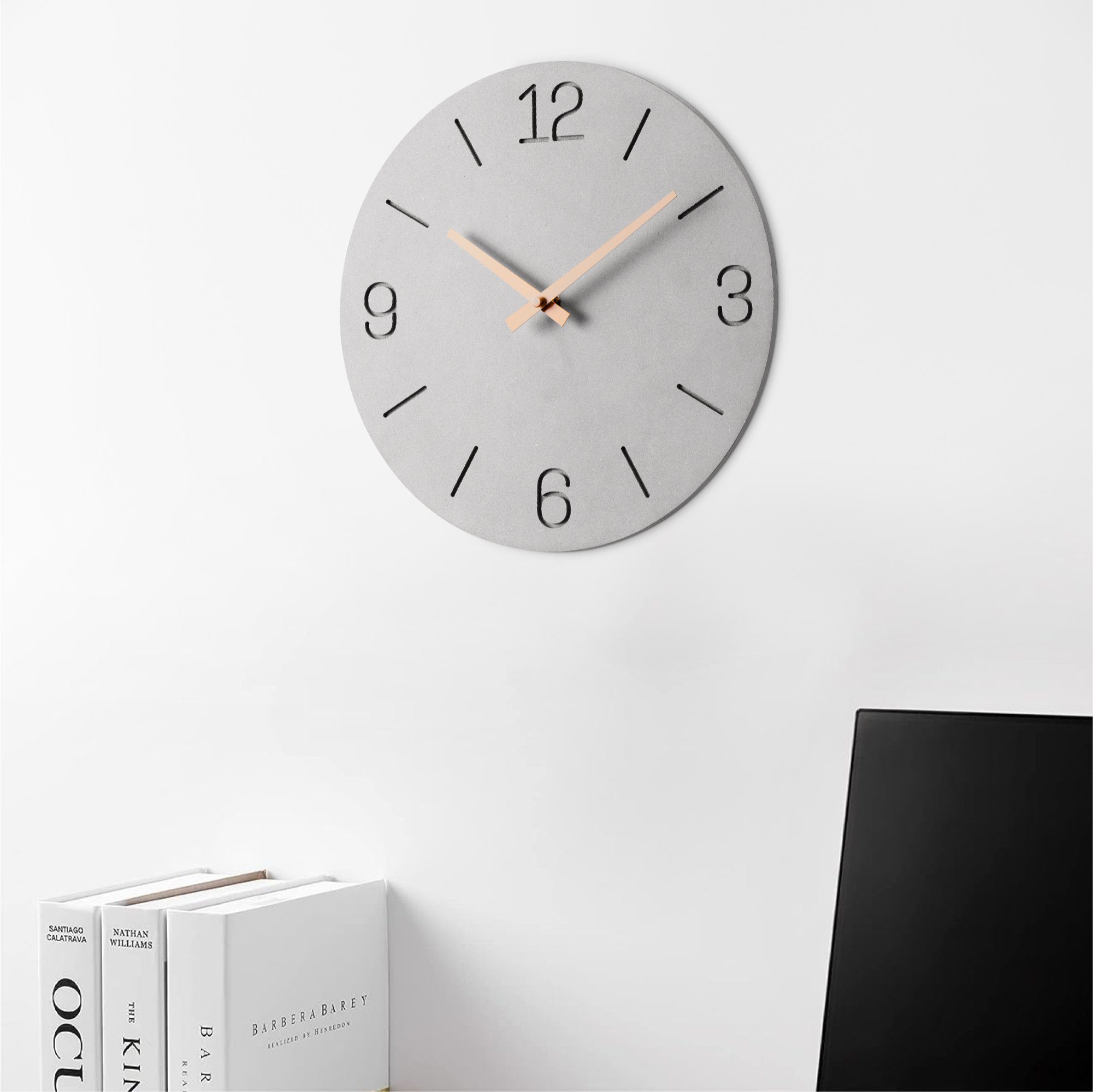 Navaris Wanduhr Analog Wanduhr rund - günstig online kaufen