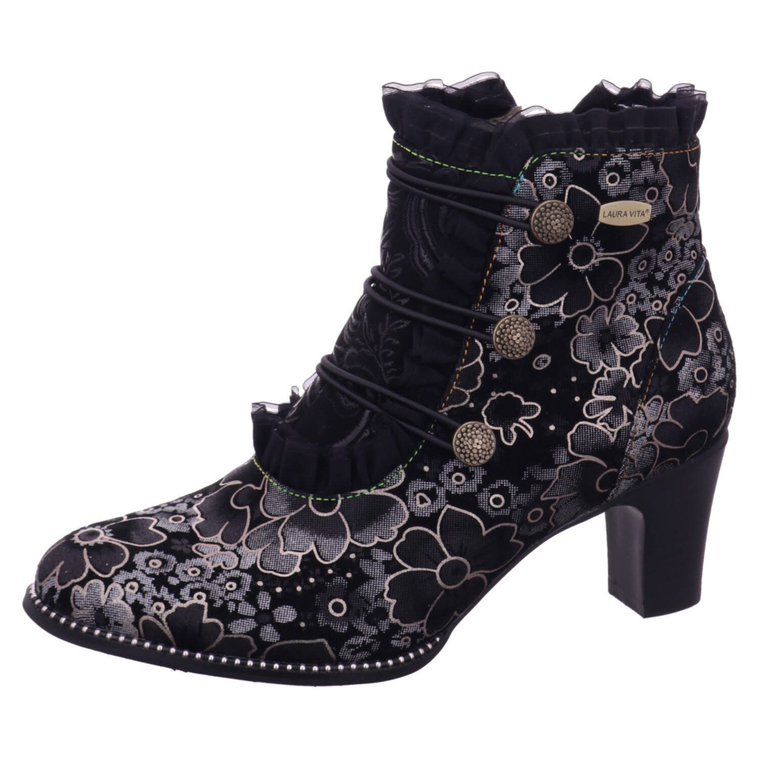 LAURA VITA 0006337-noir Schnürstiefelette günstig online kaufen