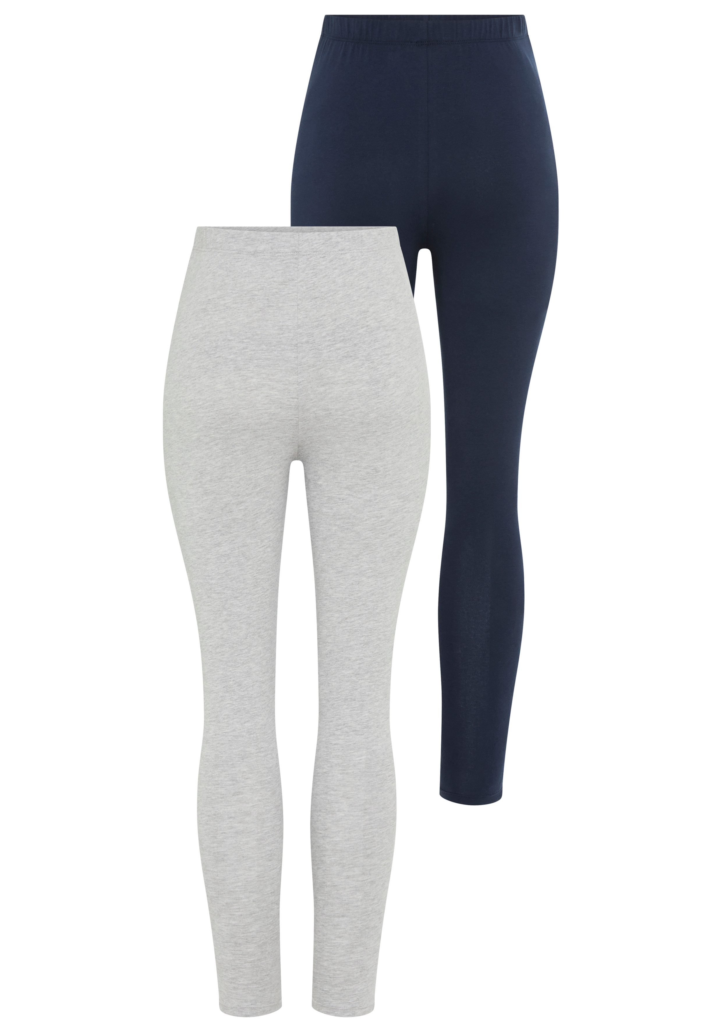 Neun Monate Umstandshose 2 Stück Umstands-Hosen für Schwangerschaft und Stillzeit (Packung, 2-tlg., 2) 2er Pack Leggings für Schwangerschaft & Stillzeit