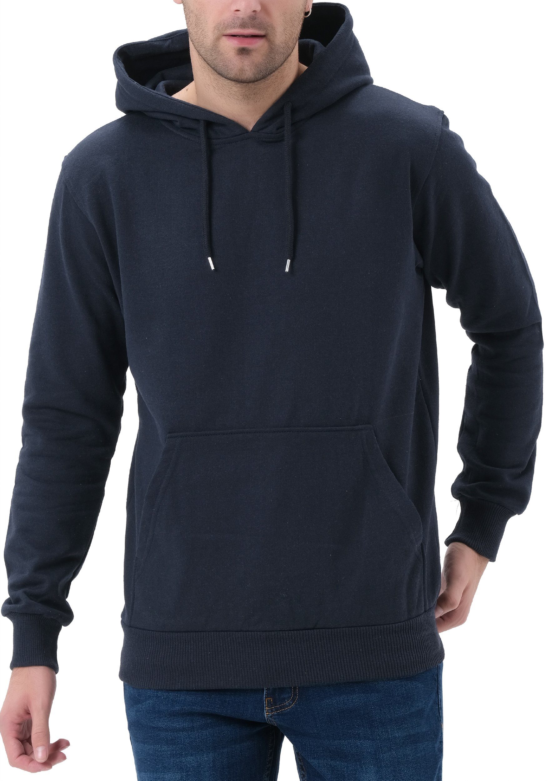 Smith & Solo Kapuzensweatshirt Hoodie Herren Kapuzenpullover (1-tlg) Baumwo günstig online kaufen