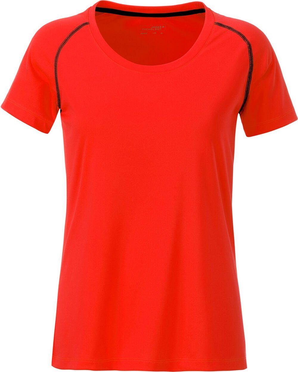 James & Nicholson Funktionsshirt James & Nicholson JN 495 Damen Funktions-Shirt schnell trocknend bright orange/black