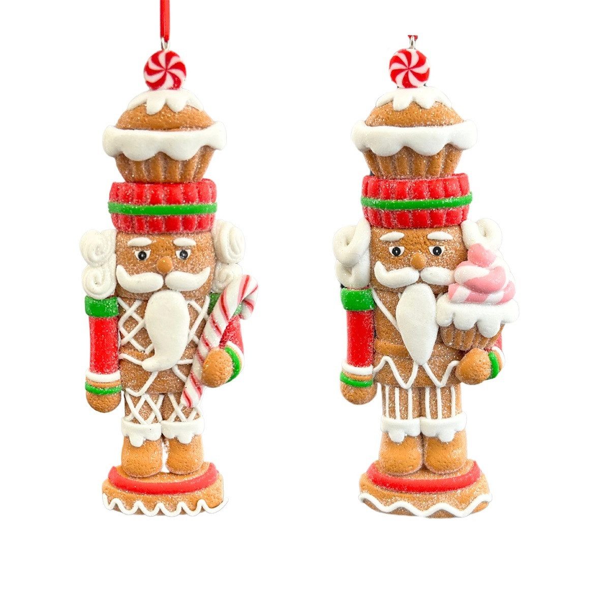 Kurt S. Adler Christbaumschmuck ZCI25192 - Nussknacker Ornamente, 2er SET (2-tlg)