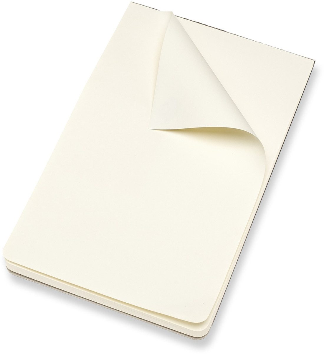 MOLESKINE Zeichenpapier Skizzenblock Large A5 120g/qm Kartoneinband schwarz