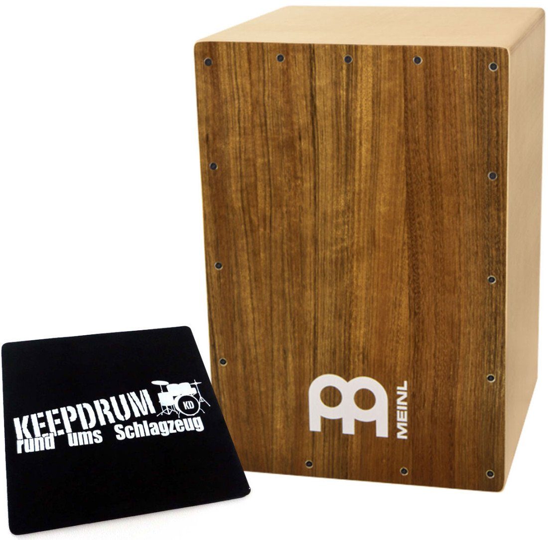 Meinl Percussion Cajon MYO-CAJ-OV Bausatz Ovangkol, mit Sitzpad