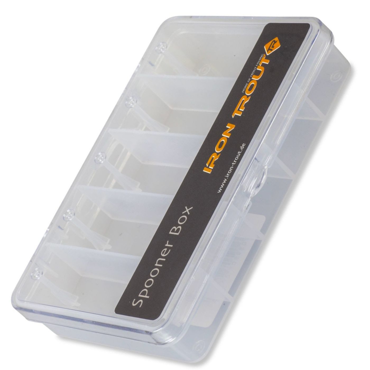 Angelkoffer Iron Trout Spooner Box 11,5x9x2,1cm - Köderbox