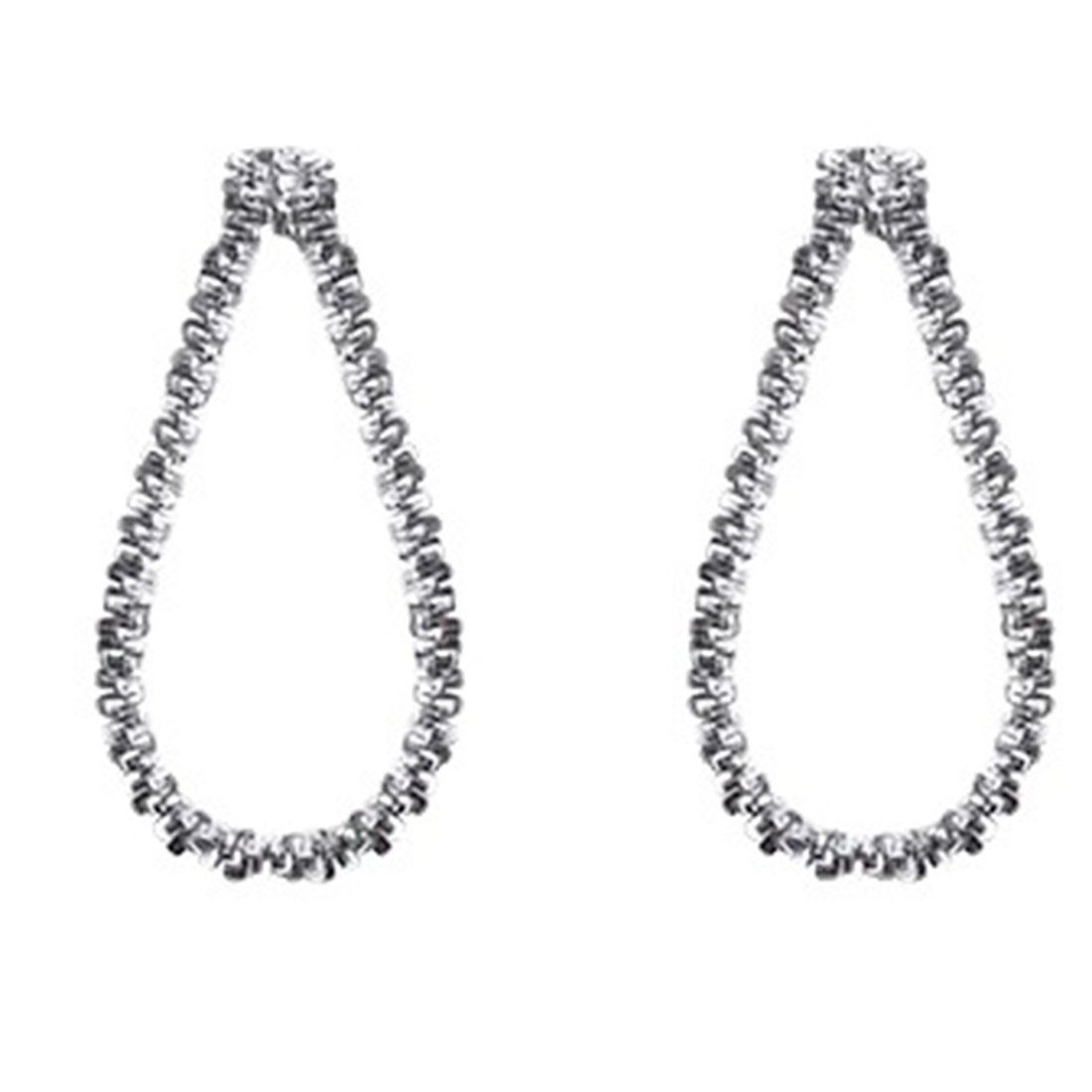Haiaveng Paar Ohrhänger s925 Sterlingsilber-Ohrringe, strahlende Stern-Ohrstecker für Damen, Kurze Quasten-Ohrringe