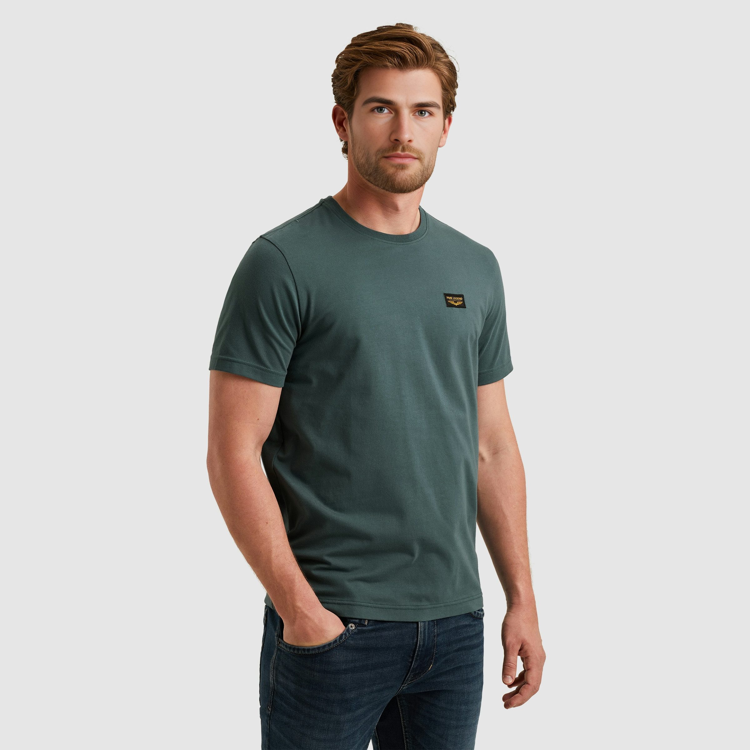 PME LEGEND T-Shirt mit Logobadge günstig online kaufen