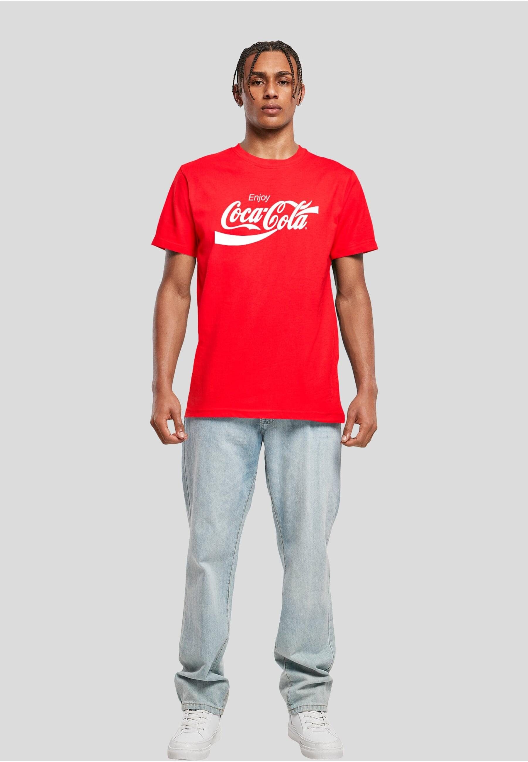 (1-tlg) Coca Herren T-Shirt Tee Merchcode cityred Cola Logo