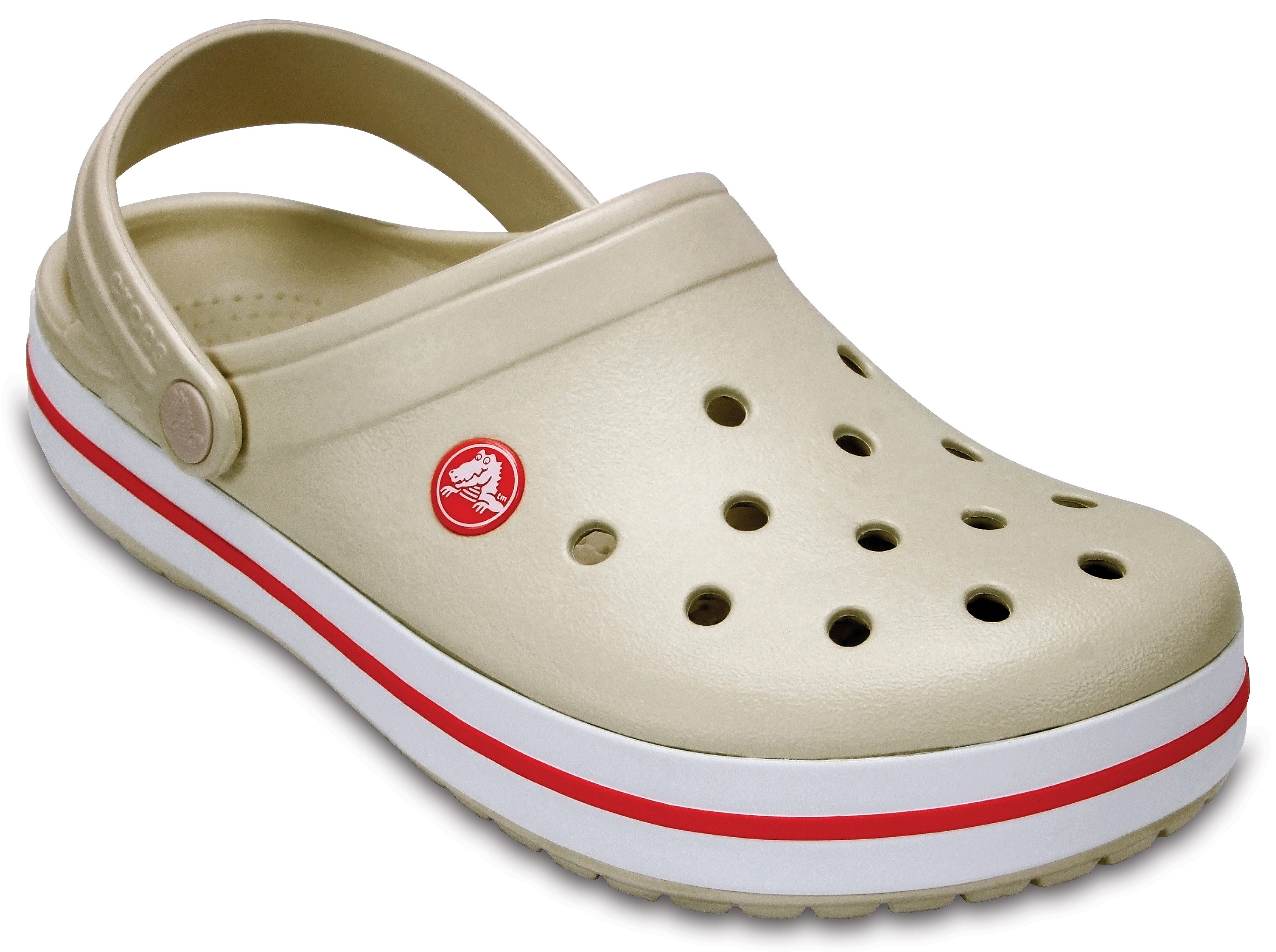 Crocs Crocband Clog Clog Sommerschuh, Schlappen, Hausschuh mit zweifarbiger Laufsohle