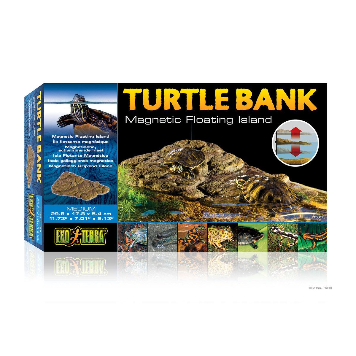 Exo Terra Terrariendeko Turtle Bank - Magnetische, schwimmende Insel