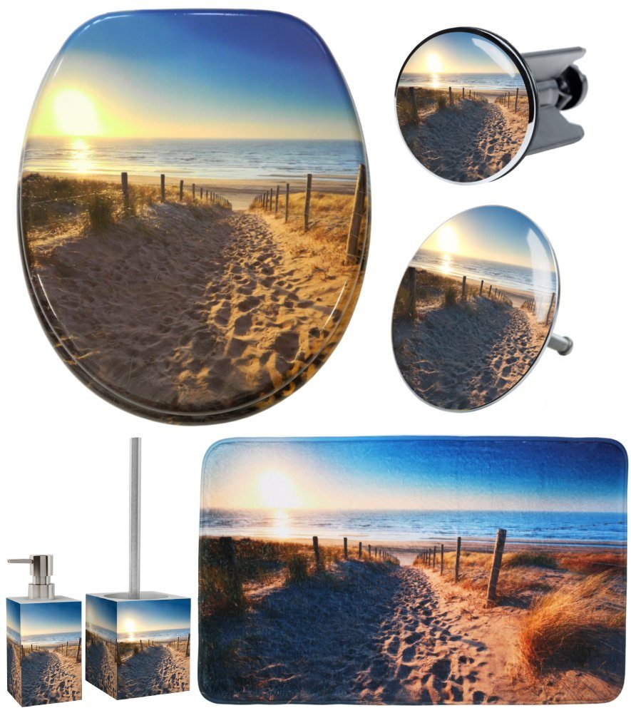 Sanilo Badaccessoire-Set 6-teilig Düne, WC-Sitz mit günstig online kaufen