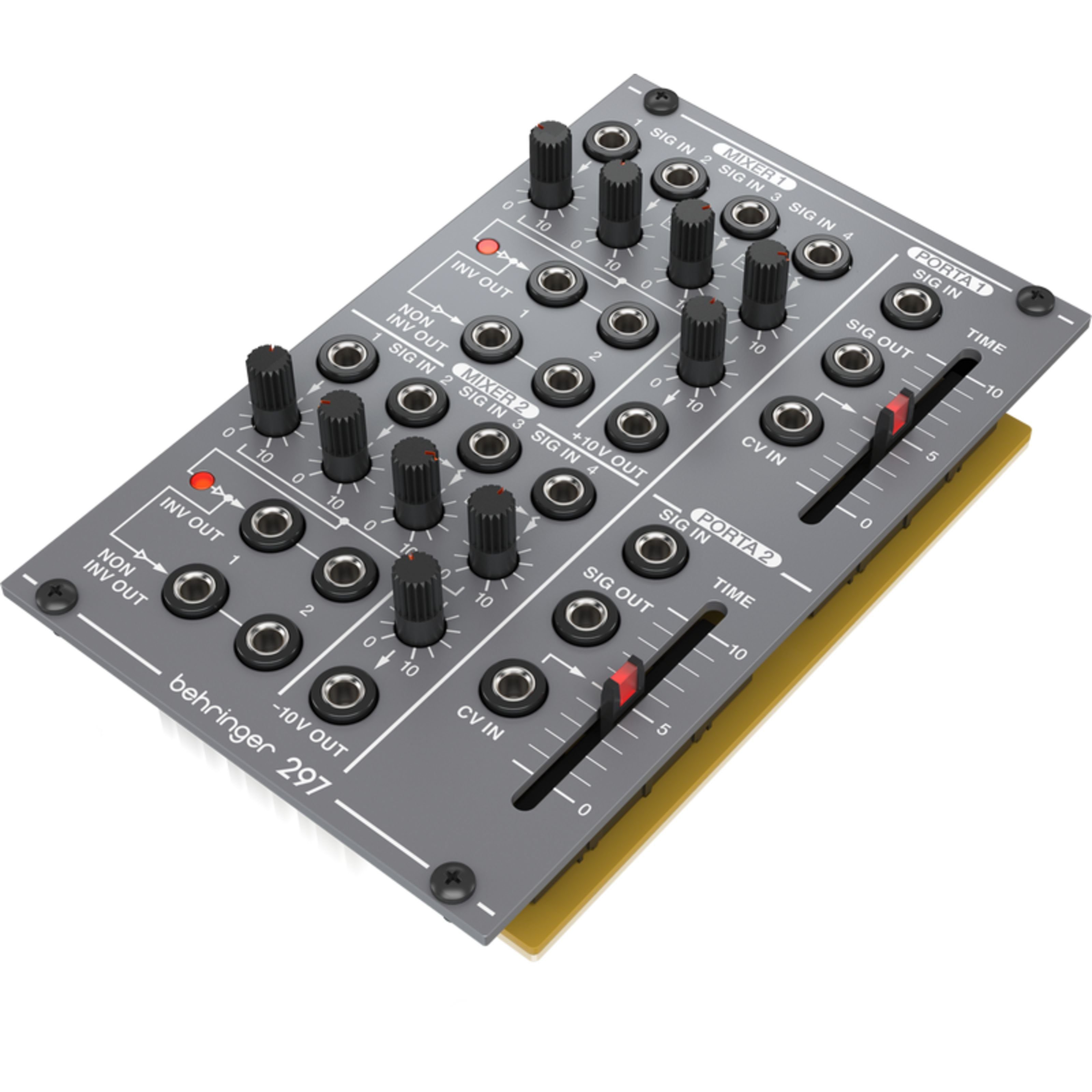 Behringer Synthesizer (297 Portamento / CV-Mixer, Modular Synthesizer, Mixer-Module), 297 Portamento / CV-Mixer - Mixer Modular Synthesizer