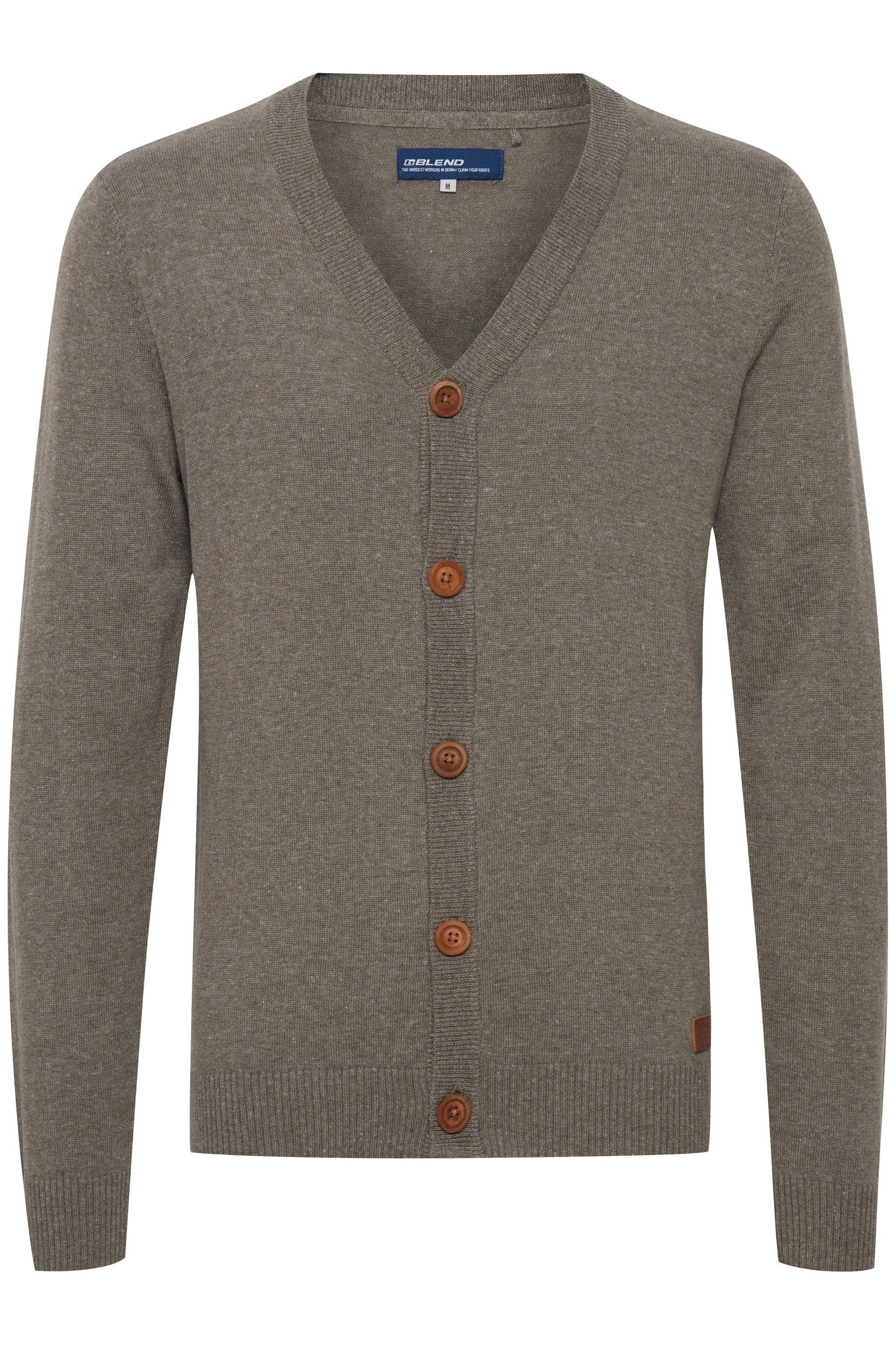 Blend Cardigan BHLennard Strickjacke mit Ton-in-Ton Ellenbogenpatches günstig online kaufen