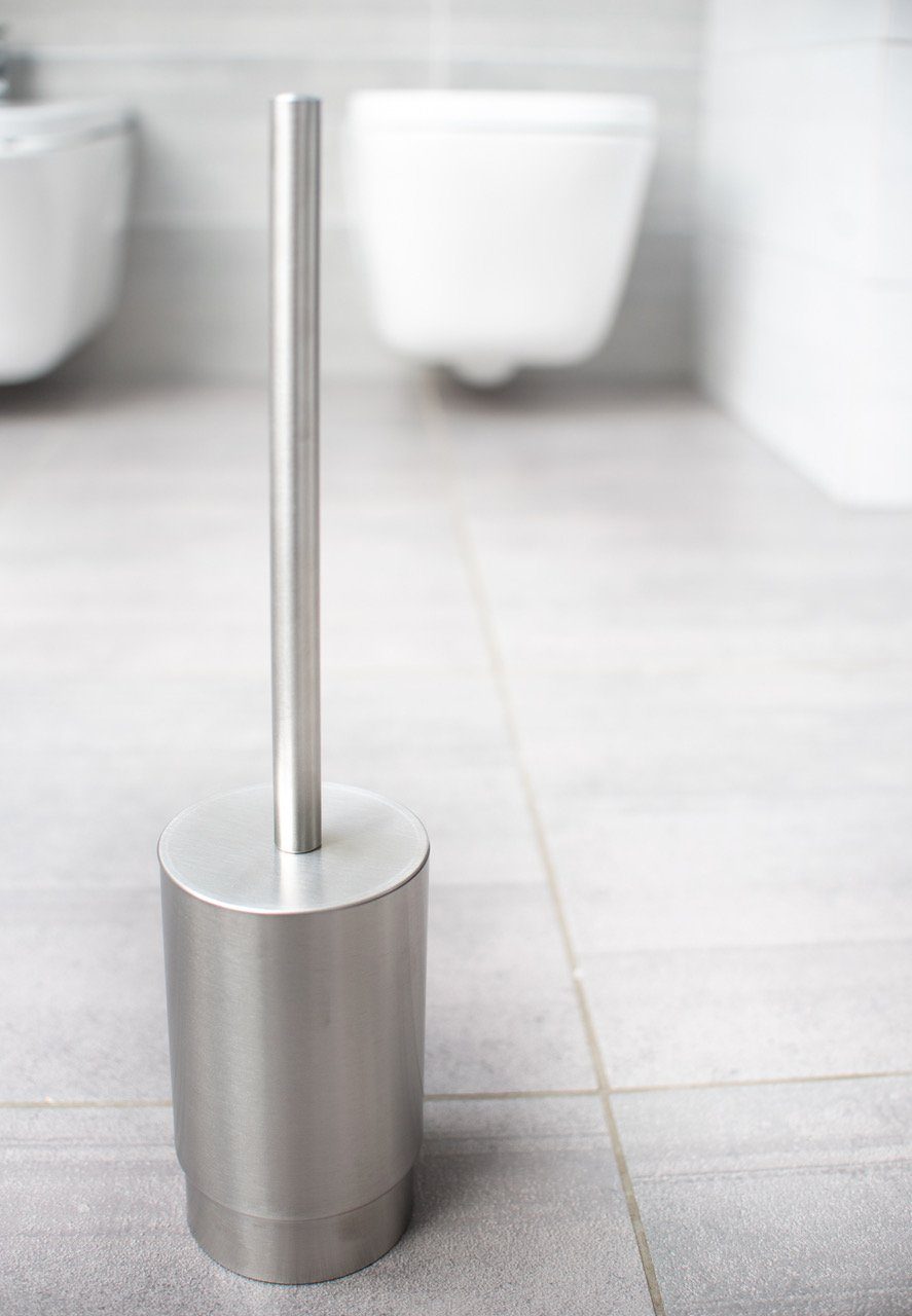 Bürste Sendez + Toilettenbürste WC-Bürste Klobürstehalter) Bürstengarnitur, WC-Reinigungsbürste Klobürste Edelstahl (WC-Bürste Ersatzkopf+