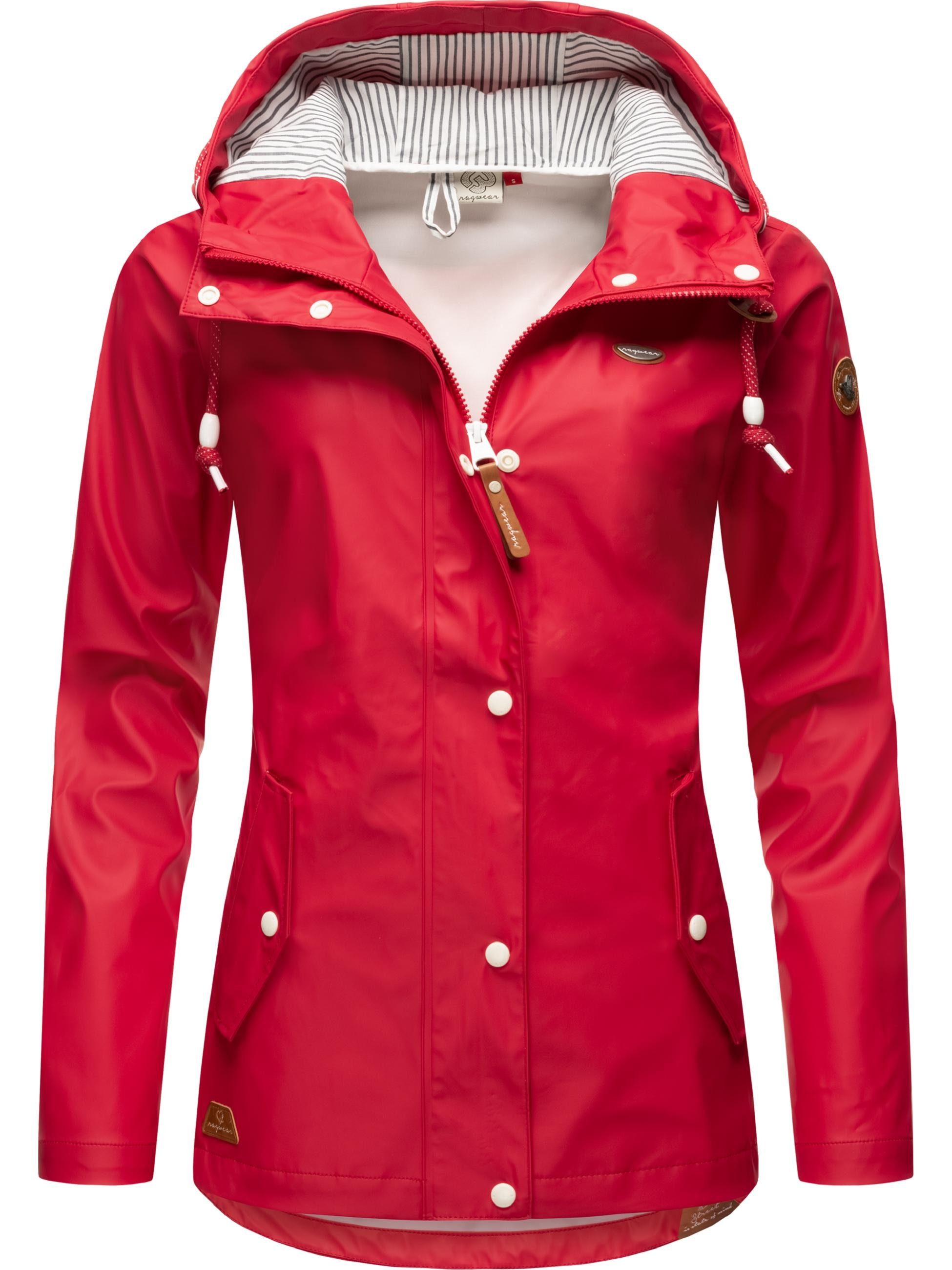 Ragwear Outdoorjacke YM-Marge stylische Übergangsjacke mit großer Kapuze