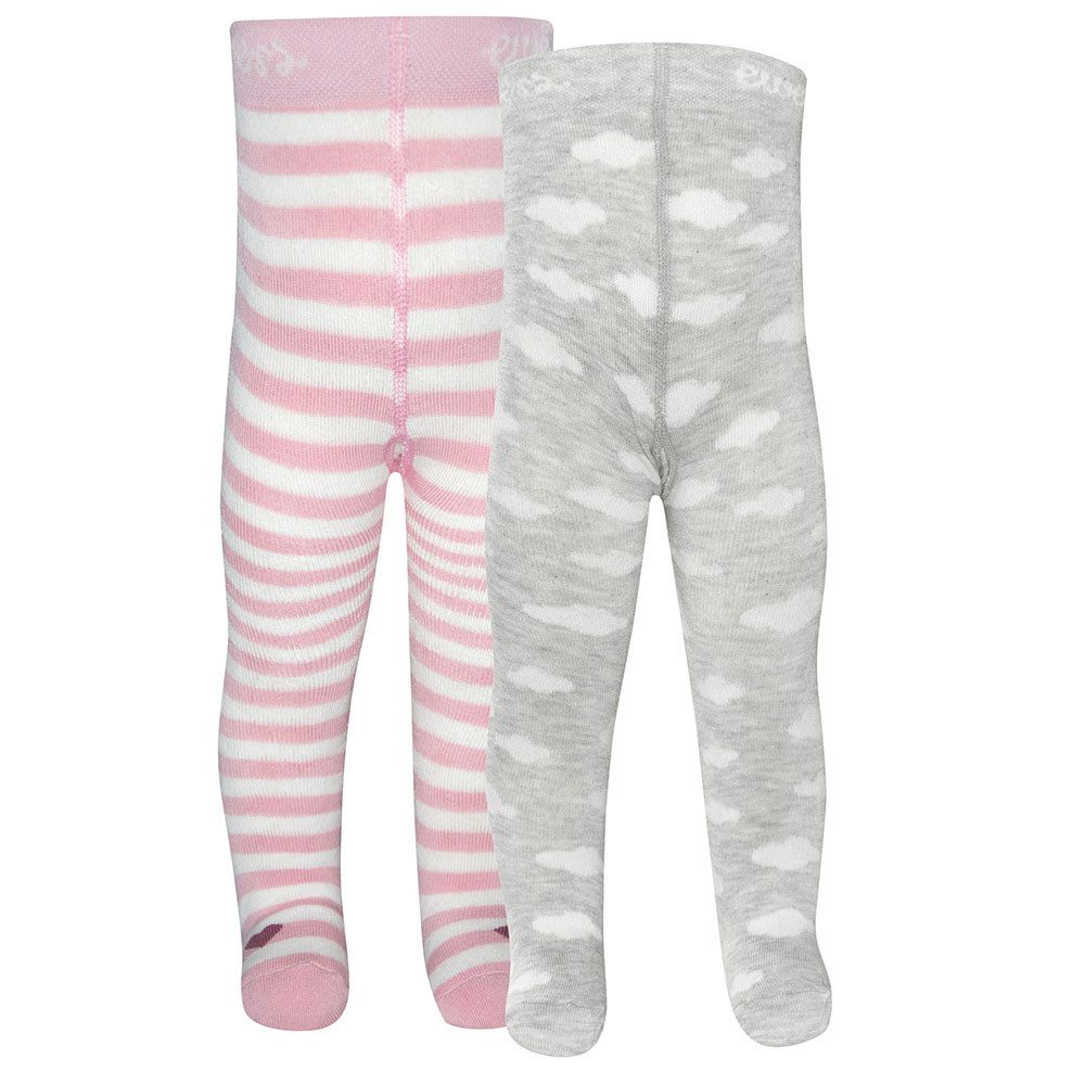 Strumpfhose Strumpfhose 2er Pack Wolken/Ringel