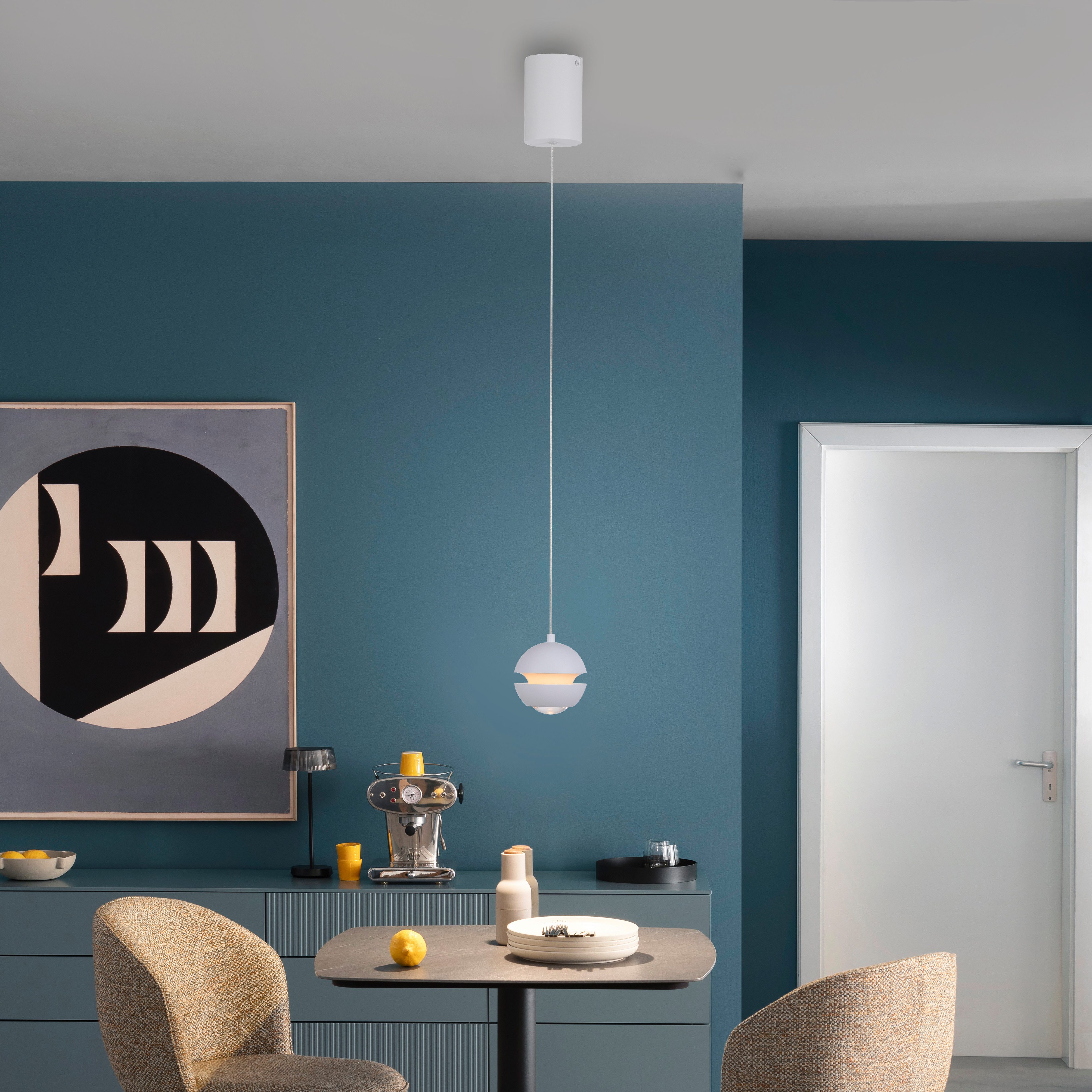 SCHÖNER WOHNEN-Kollektion LED Pendelleuchte LINI, LED fest integriert, Warmweiß, SCHÖNER WOHNEN Kollektion, Comfort-Lift