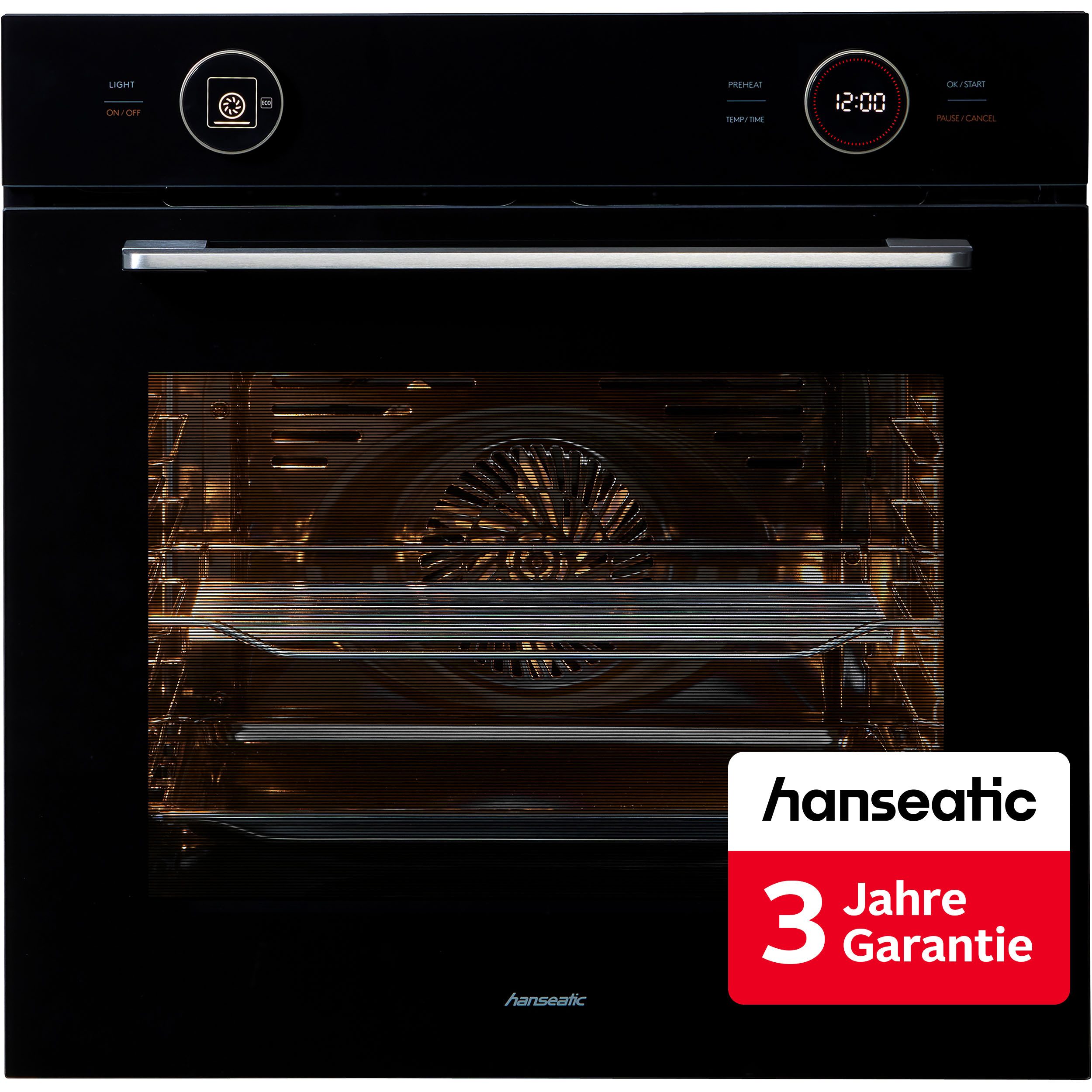 Hanseatic Einbaubackofen HBO7213A1, inkl. 3 Jahre Herstellergarantie