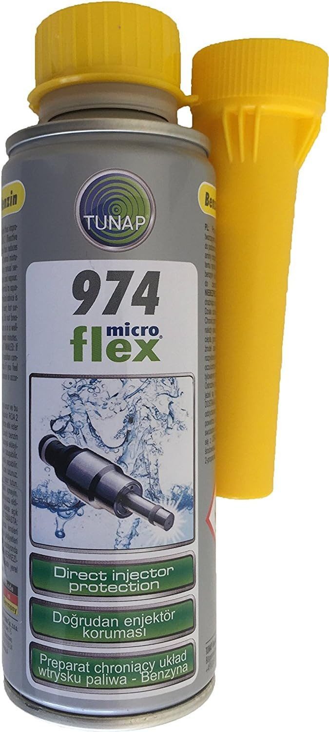 Tunap Benzin-Stabilisator Tunap 974 Injektor Direkt-Schutz 200 ml, 0.2 l, ROA² Technologie I Schützt Injektoren