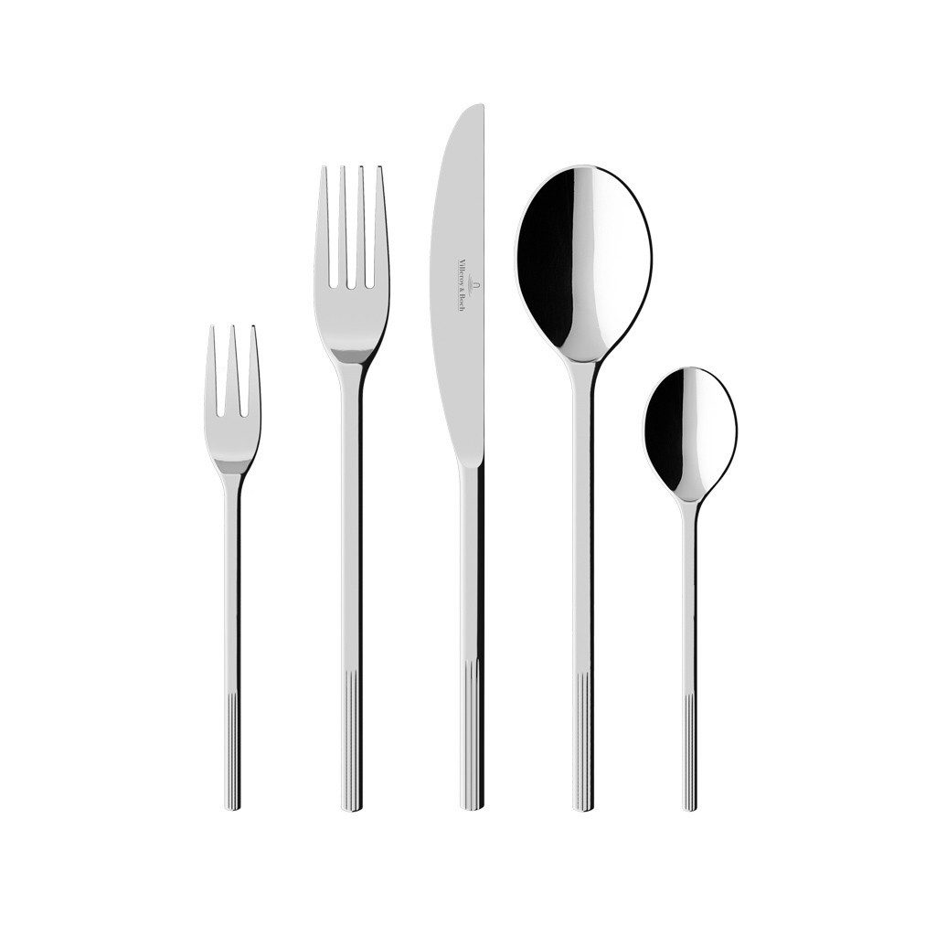 Villeroy & Boch Besteck-Set Afina Besteckset 30er Set (30-tlg), Edelstahl, Spülmaschinenfest