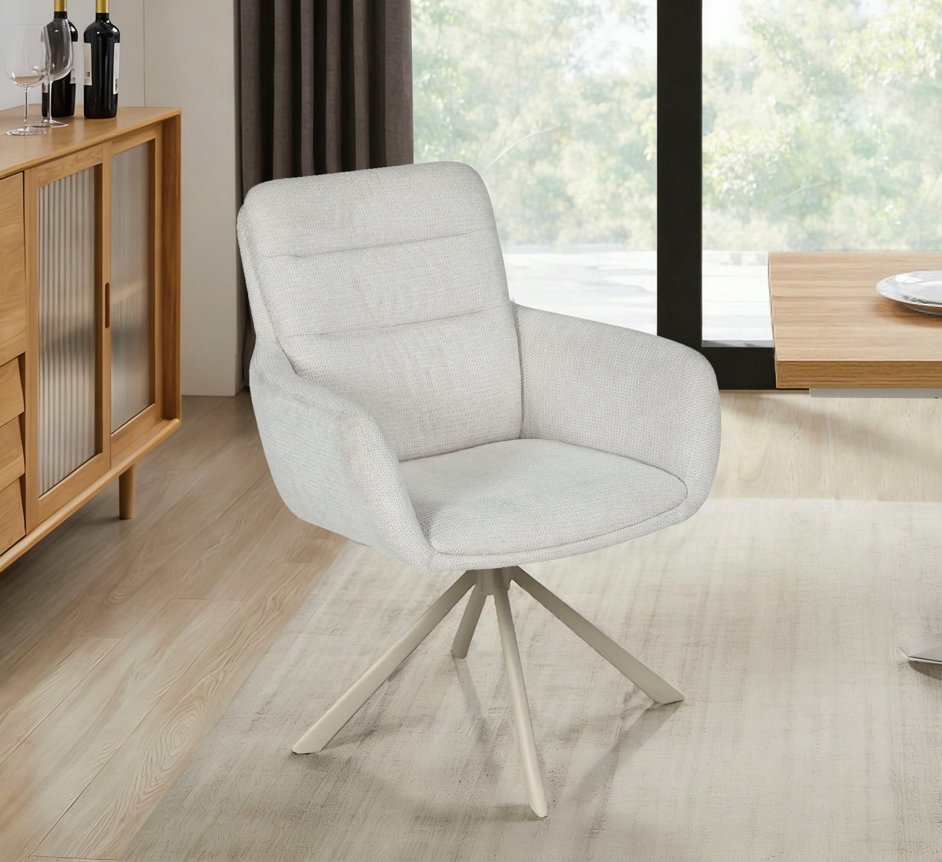 OTTO home Esszimmerstuhl ASLY (Set, 2 St), mit hochwertigem Webstoff, Holzgestell und 360°-Funktion