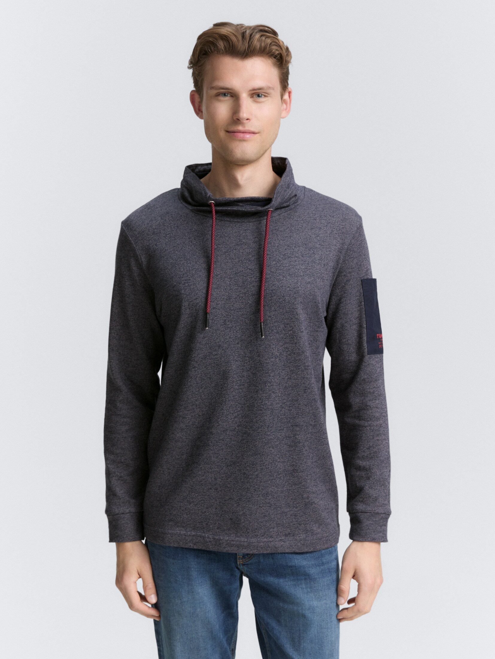 TOM TAILOR Langarmshirt Snood Langarmshirt aus günstig online kaufen
