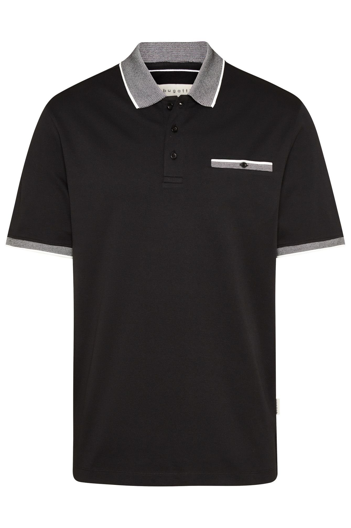 bugatti Poloshirt 8151-35091 Baumwoll-Mix, Modern Fit