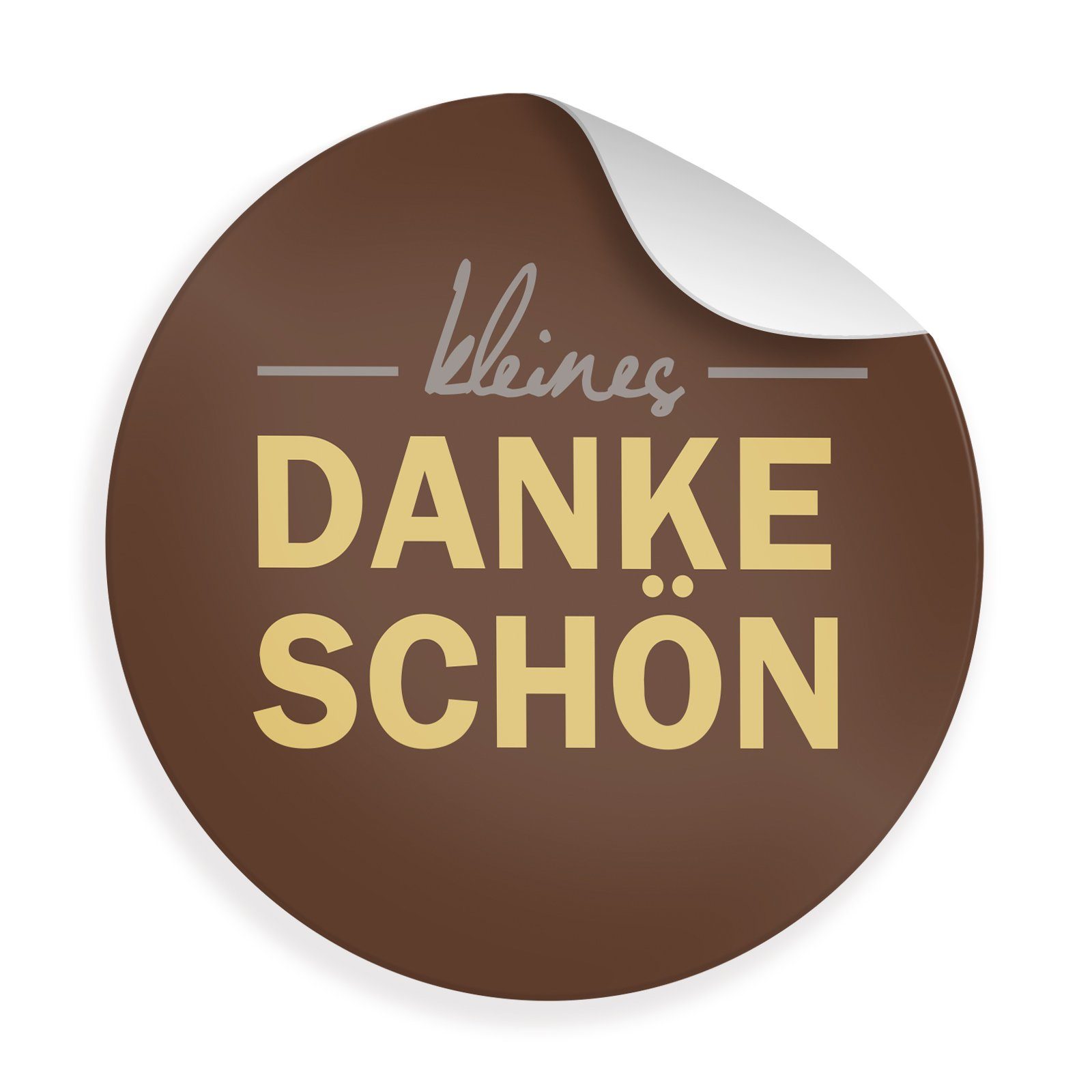 itenga Aufkleber 24x Sticker kleines Dankeschön (Motiv 19) 4cm Geschenk Aufkleber runde