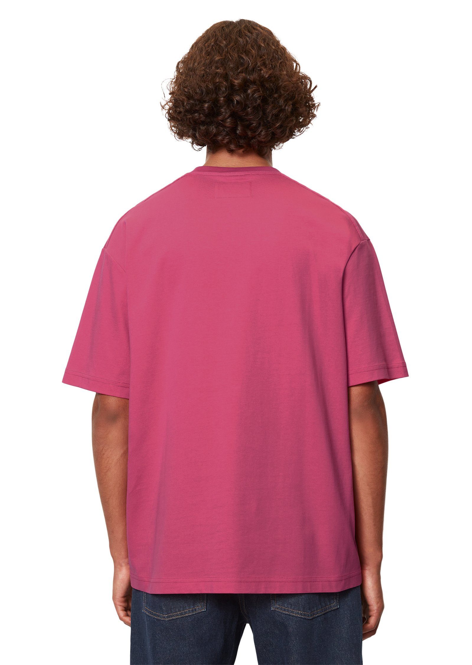 Marc O'Polo T-Shirt rosa reiner aus Bio-Baumwolle