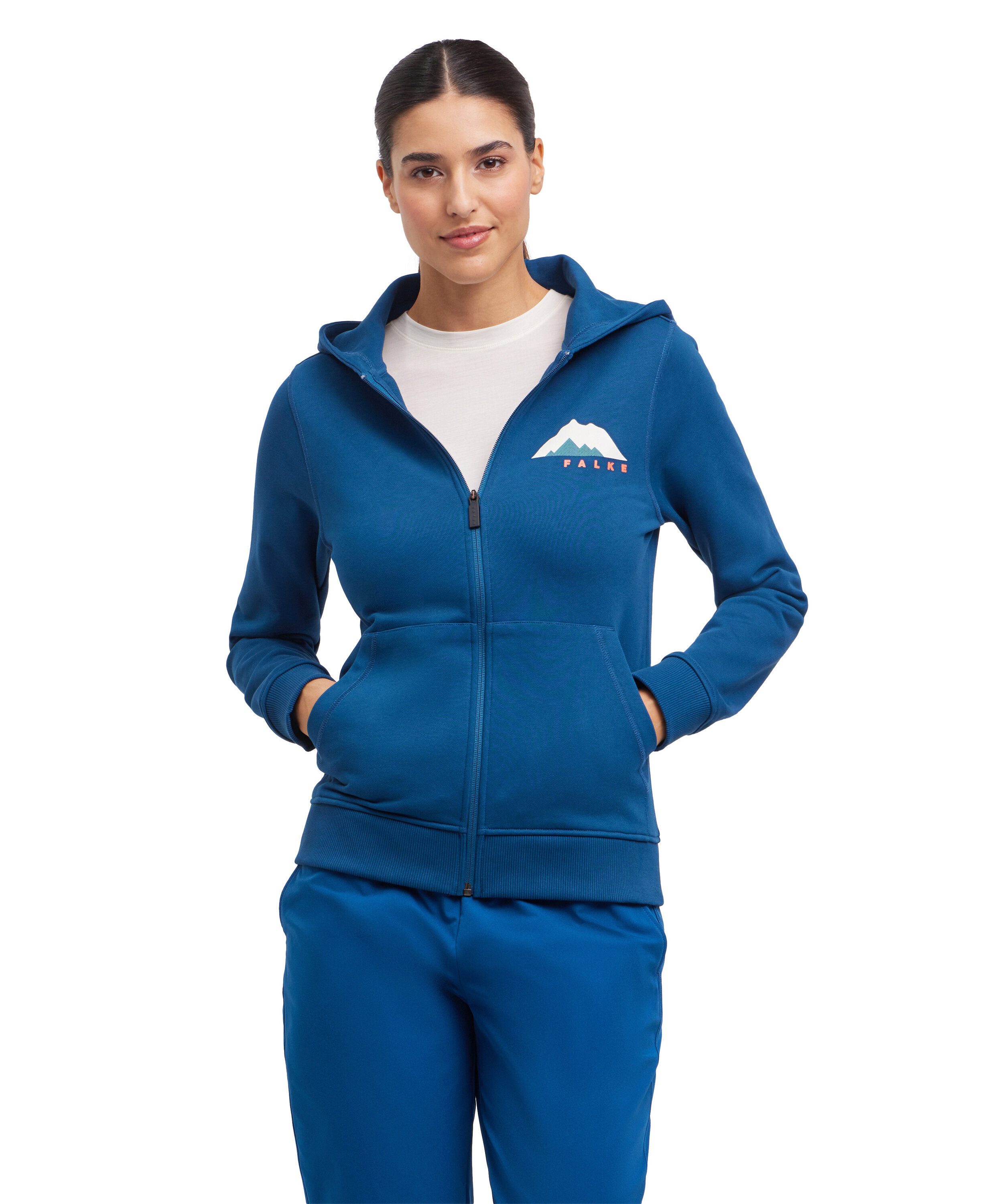 FALKE Hoodie (1-tlg., 1) mit Bio-Baumwolle