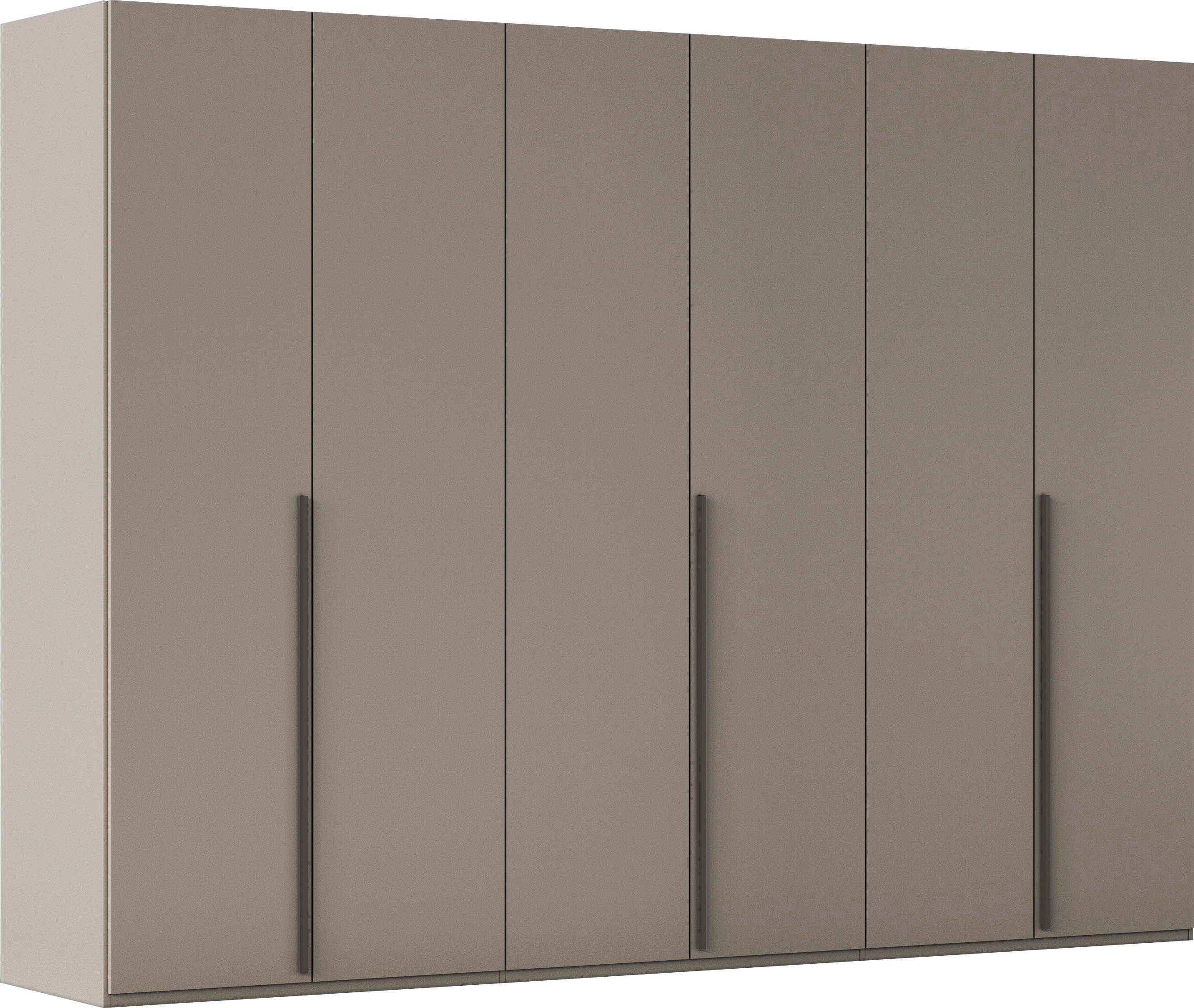 rauch Drehtürenschrank Kleiderschrank Schrank Garderobe Wäscheschrank BESTSELLER MONTCLAR (3 Ausstattungen BASIC/CLASSIC/PREMIUM (SOFT-CLOSE), Breiten 201-400 cm) Front in Glas/Hochglanz/Dekor/Grauspiegel in 5 Breiten MADE IN GERMANY