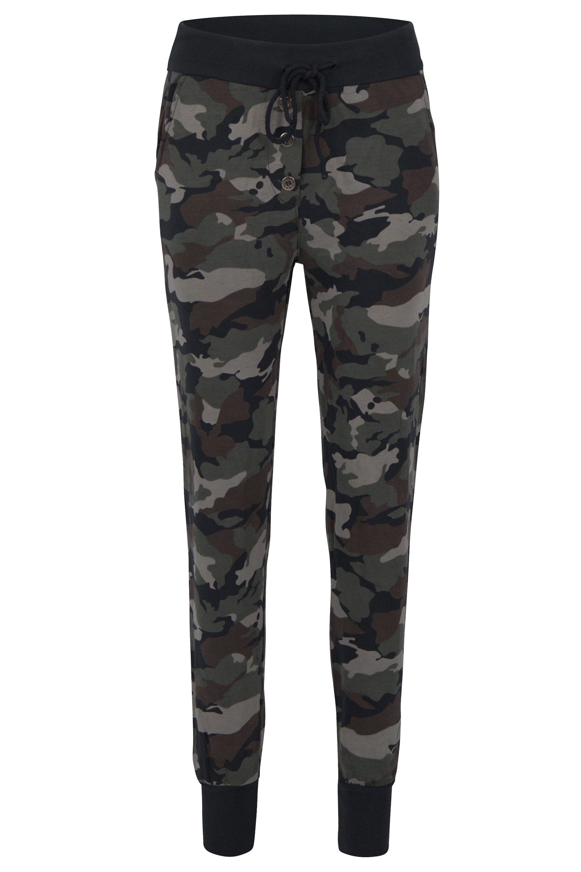 malito more than fashion Jogginghose Malito Damen Sweathose im Camouflage L günstig online kaufen
