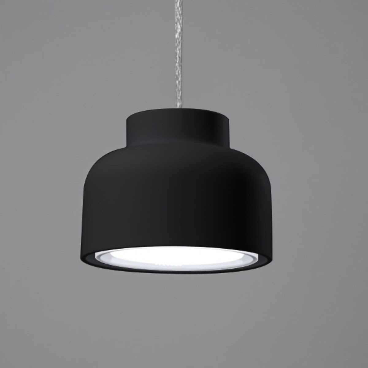 Vivida International Hängeleuchten Bottone Pendelleuchte, Ø: 10,6 cm, Schwarz, LED wechselbar, Hängelampe