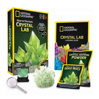 NATIONAL GEOGRAPHIC Lernspielzeug RTNGGIDCRYSTAL, Glow Crystal Growing Lab