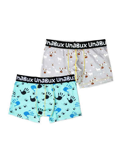 UnaBux Retro Pants Boxer Briefs FIVE FINGERS Mix (2-St)