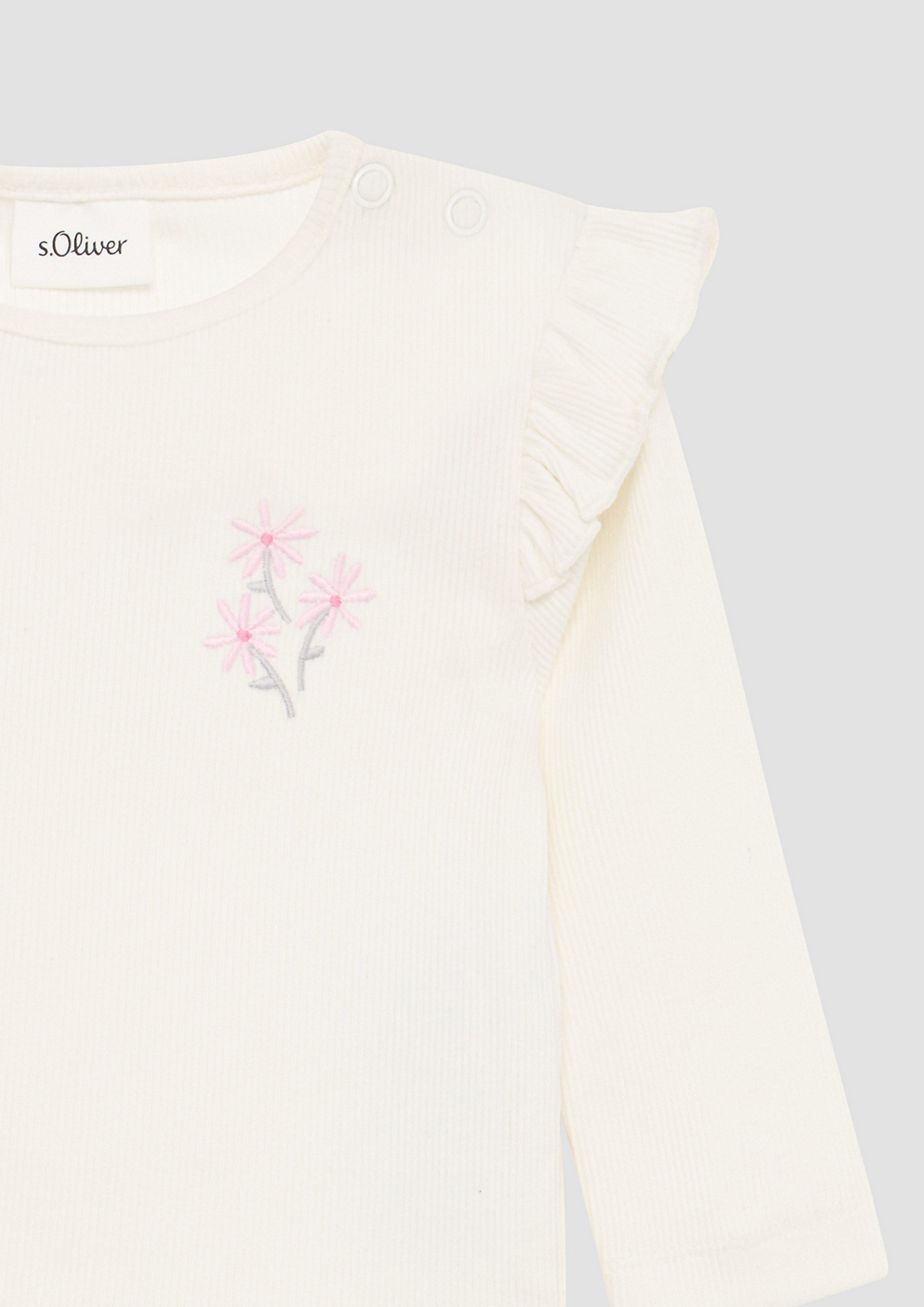 s.Oliver Langarmshirt Weiches Langarmshirt aus elastischer günstig online kaufen